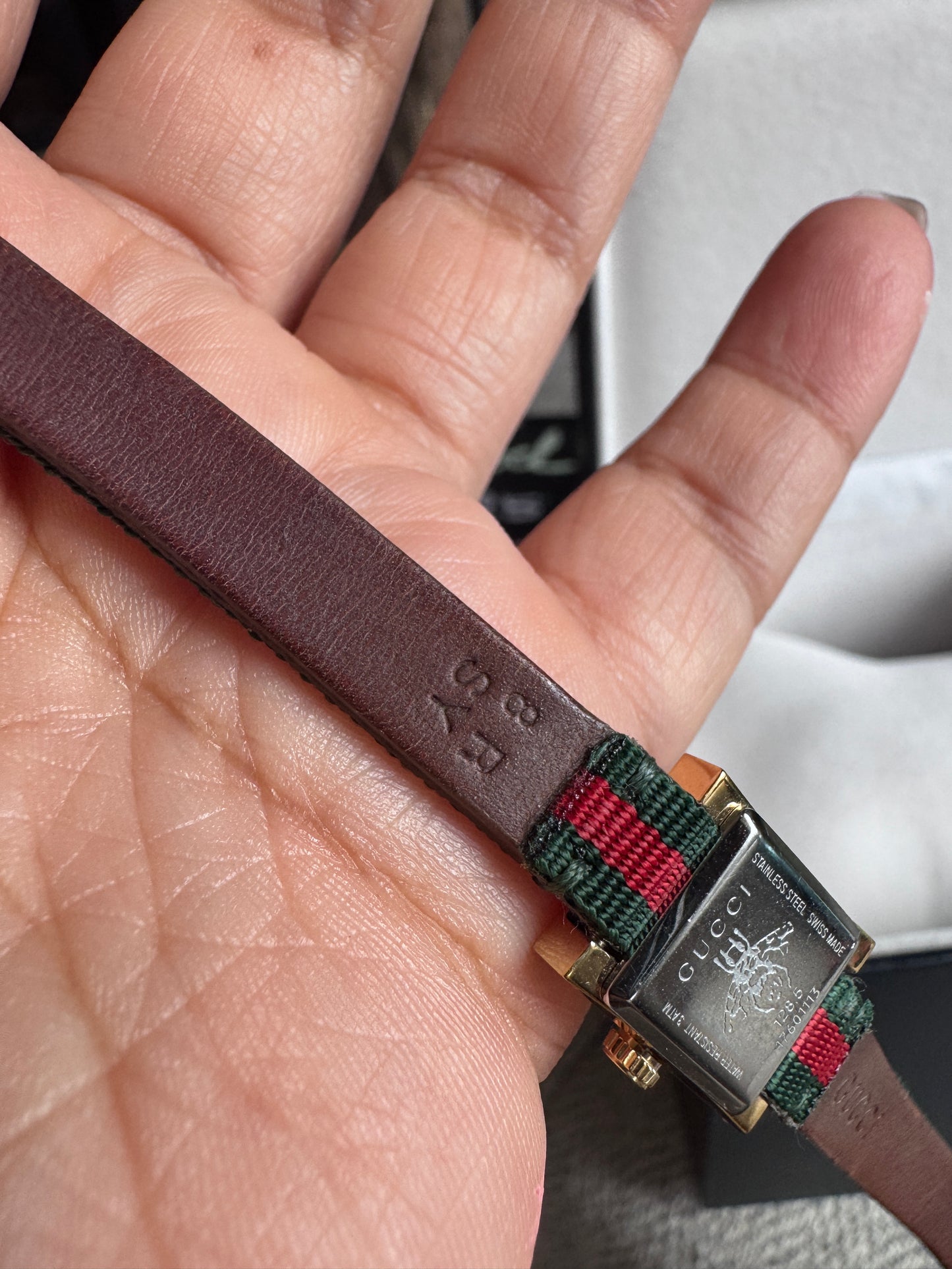 Gucci Vintage Web Strap Watch