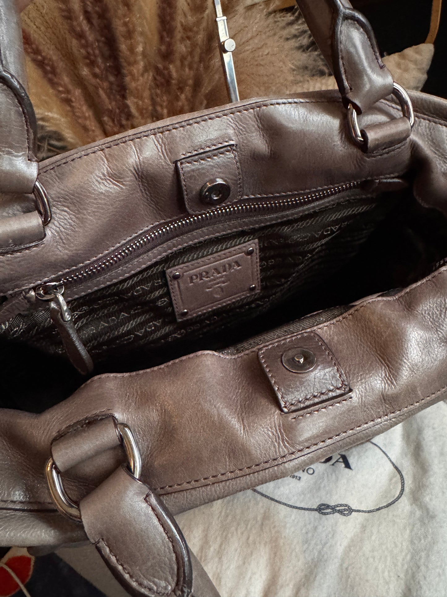 Prada Leather Tote