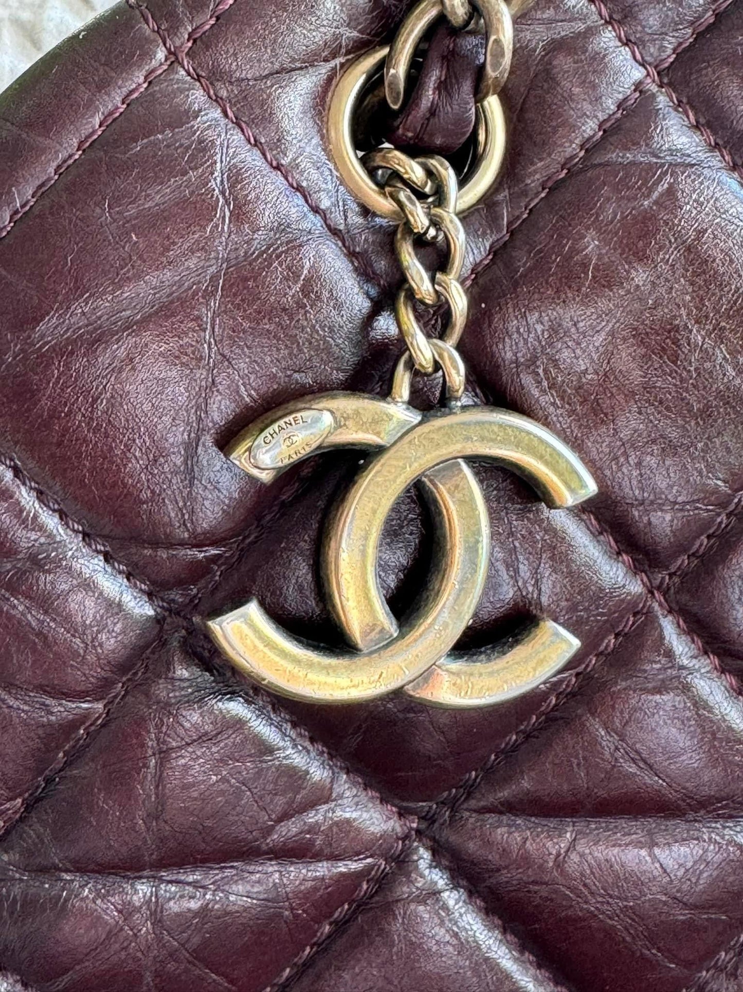 Chanel Mademoiselle Womens Vintage Clasp chain bag
