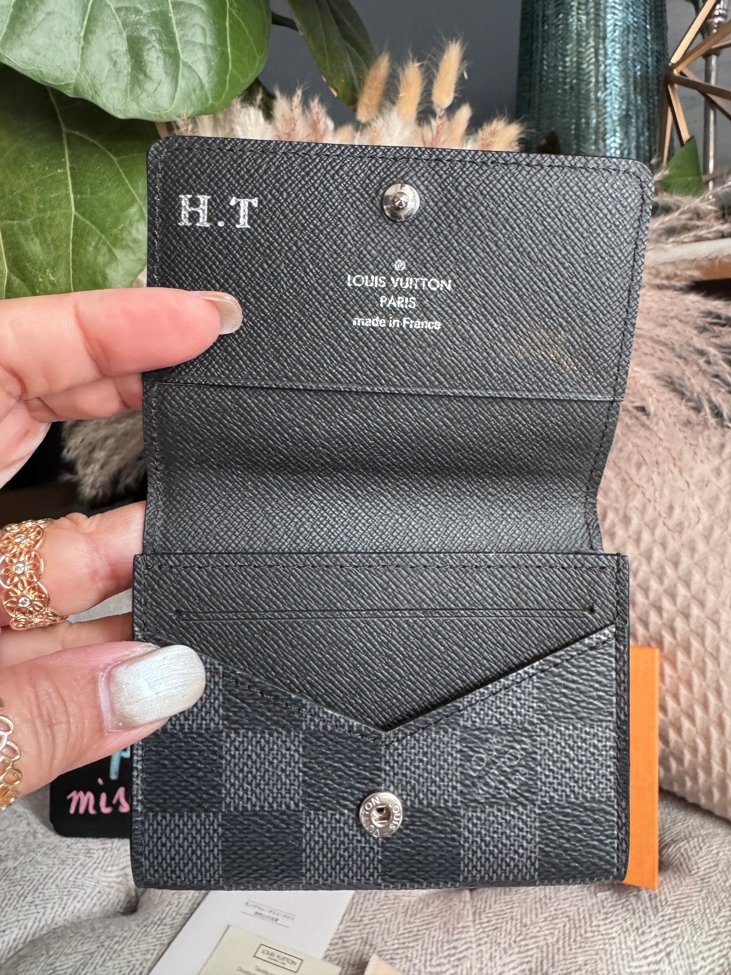 Louis Vuitton Damier Graphite Envelope Card Holder