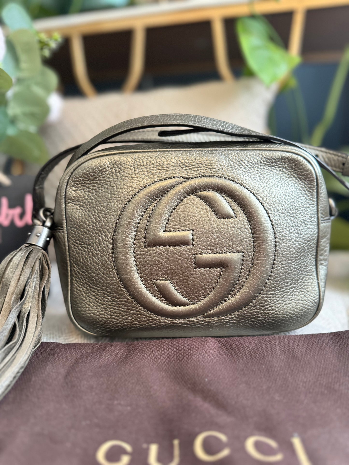 Gucci Soho Disco in Pewter