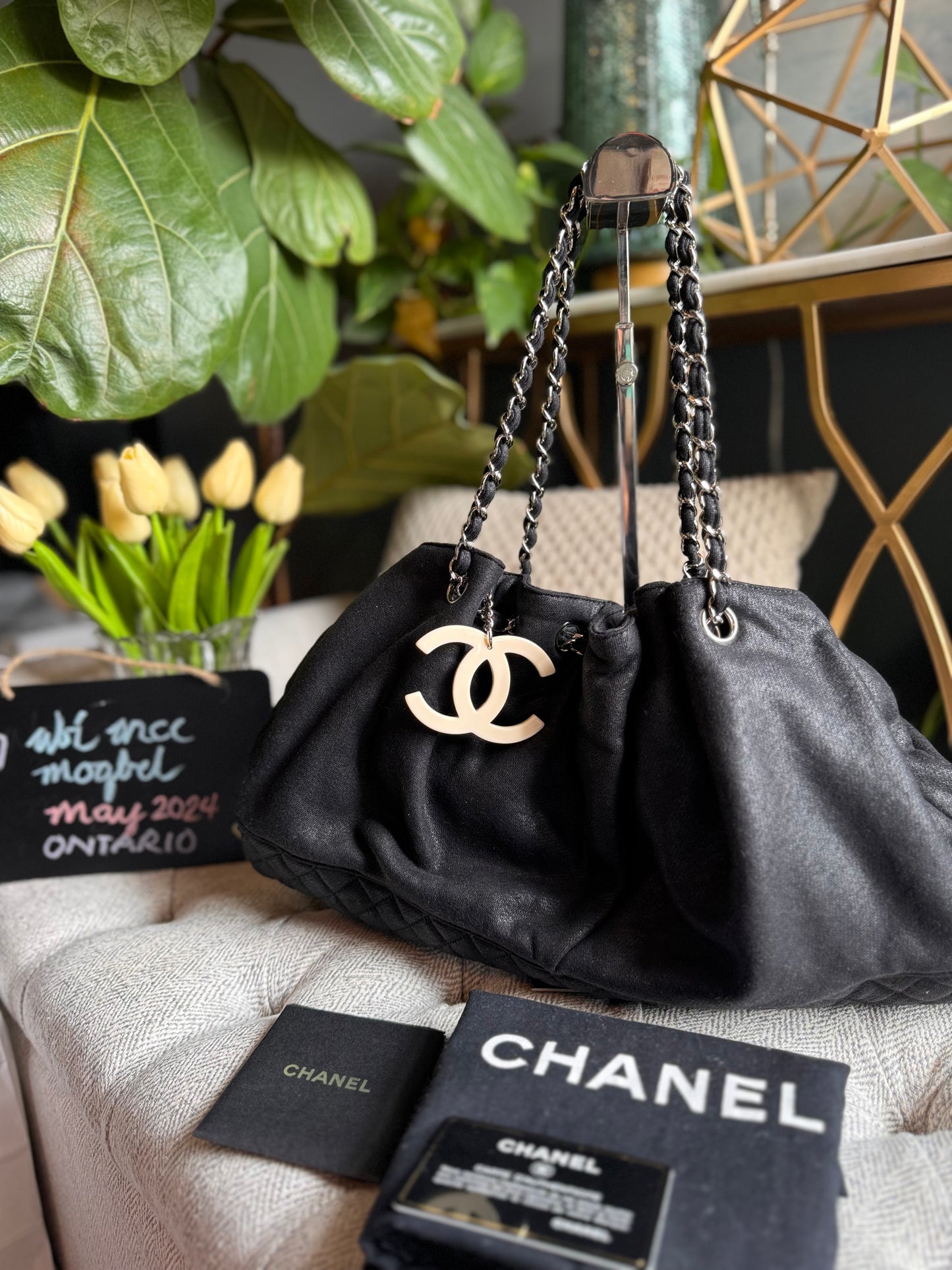Chanel Jersey Cabas Tote