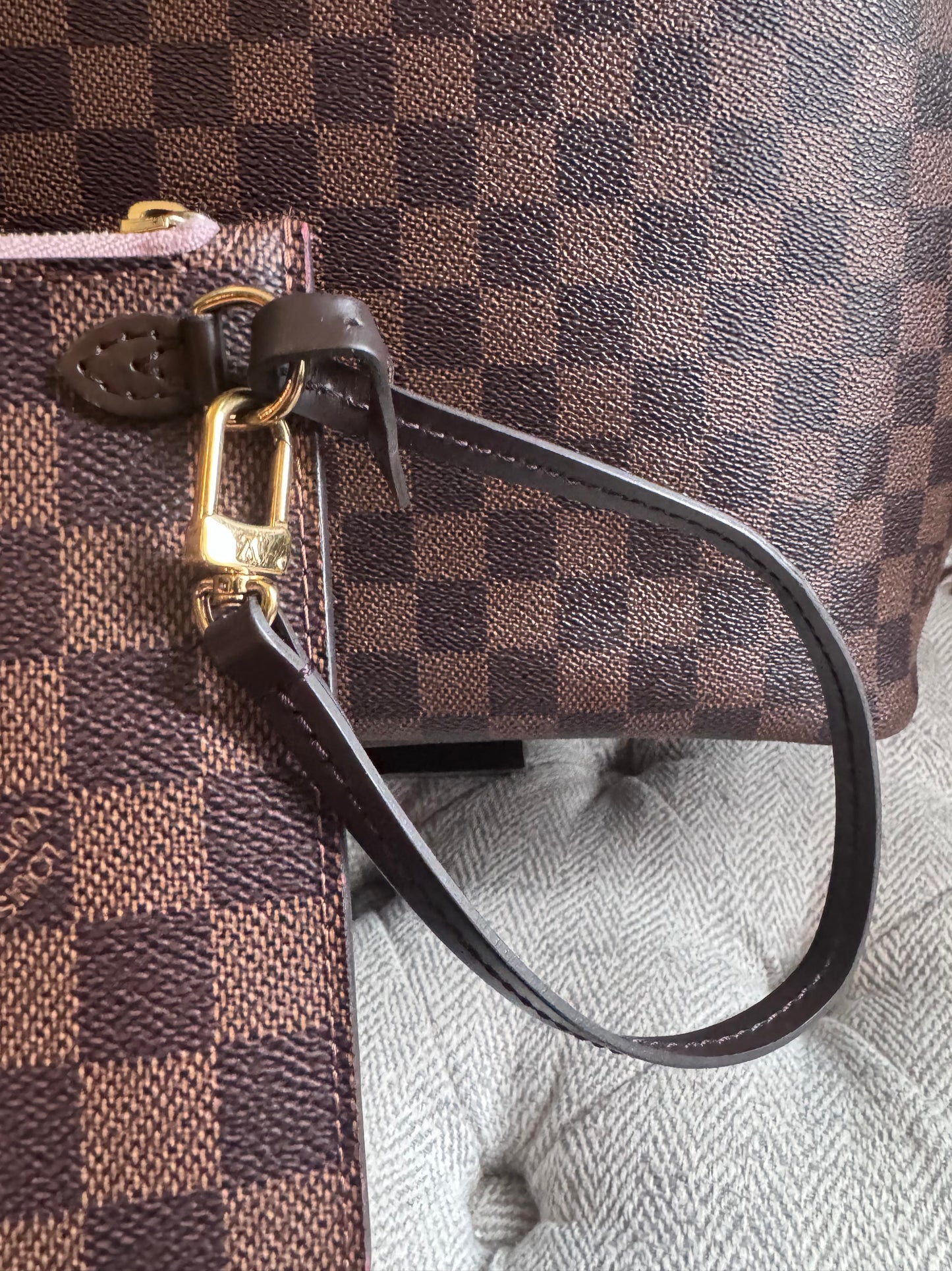 Neverfull MM in Damier Ebene -Rose Ballerine
