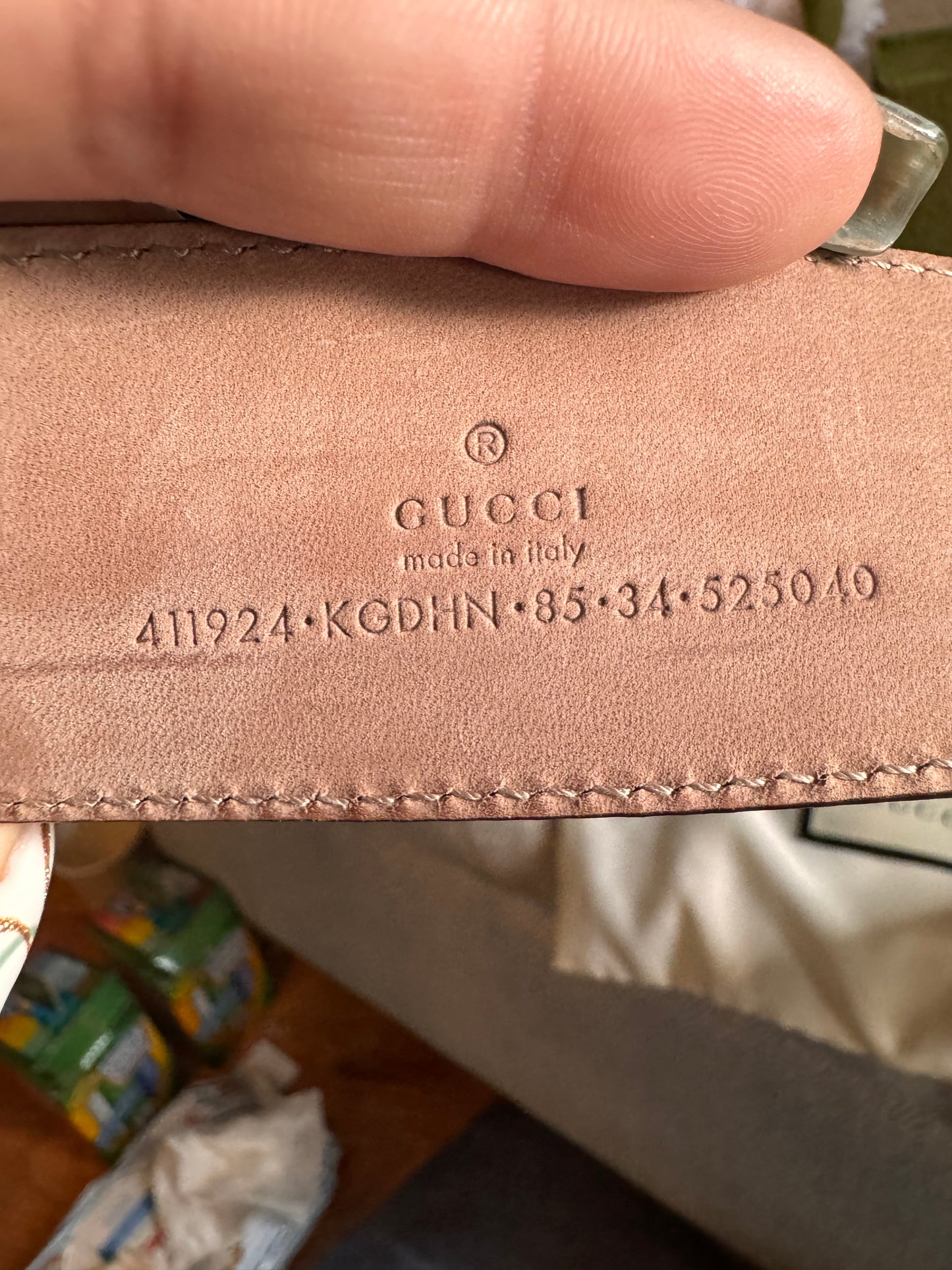 Gucci interlocking monogram belt