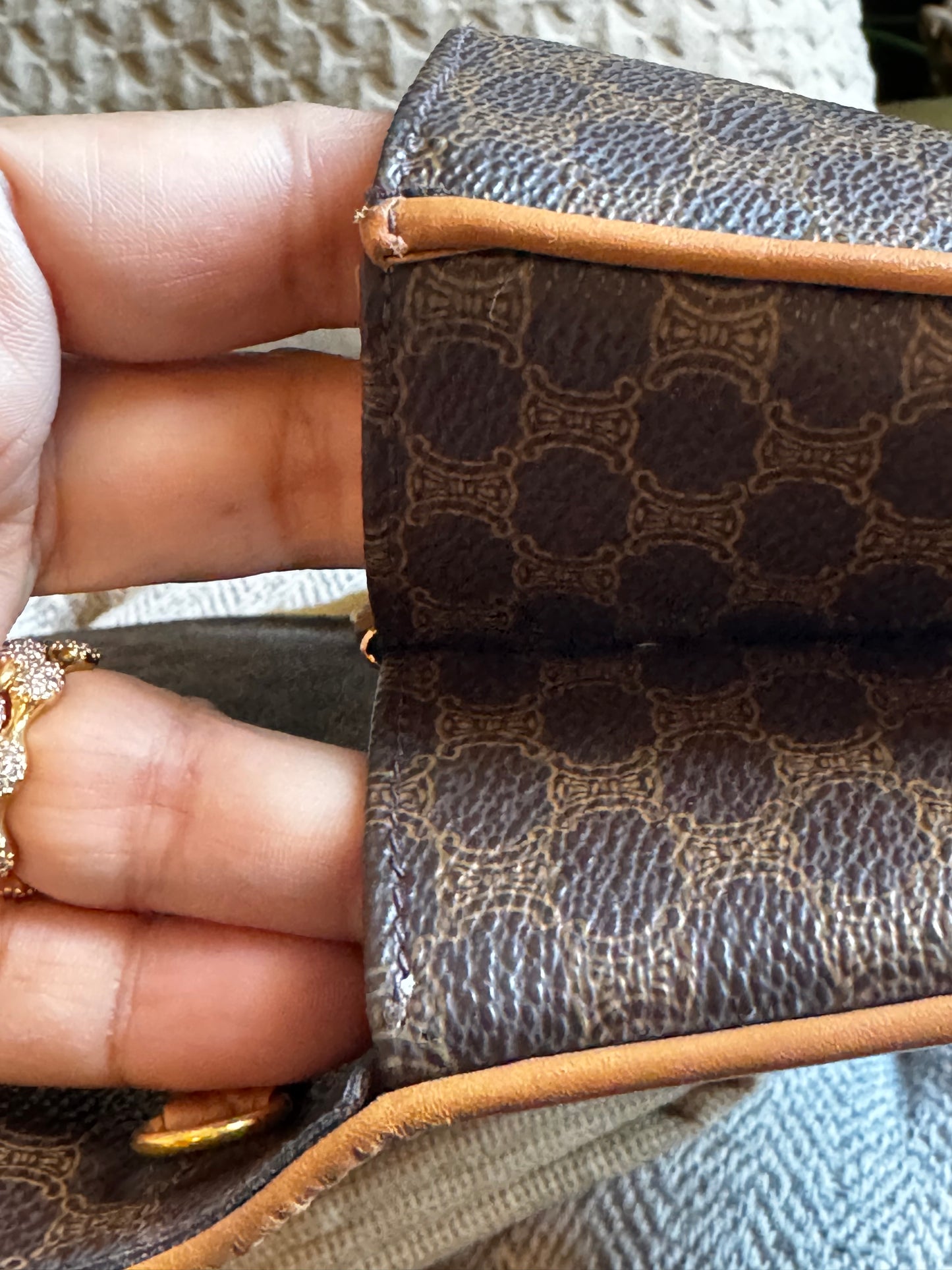 Celine Vintage Macadam Clutch