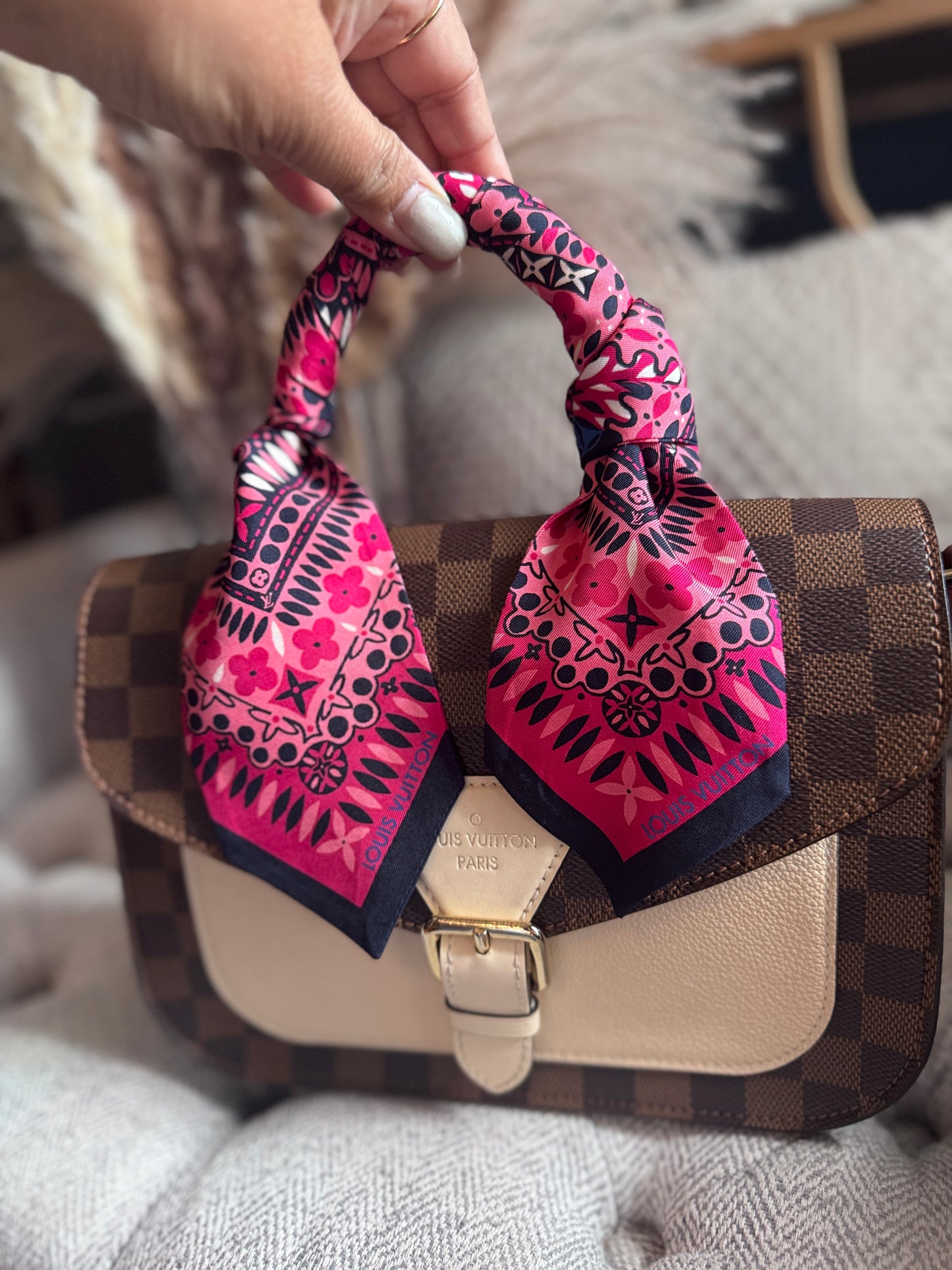 Louis Vuitton Silk Amstagram Bandeau