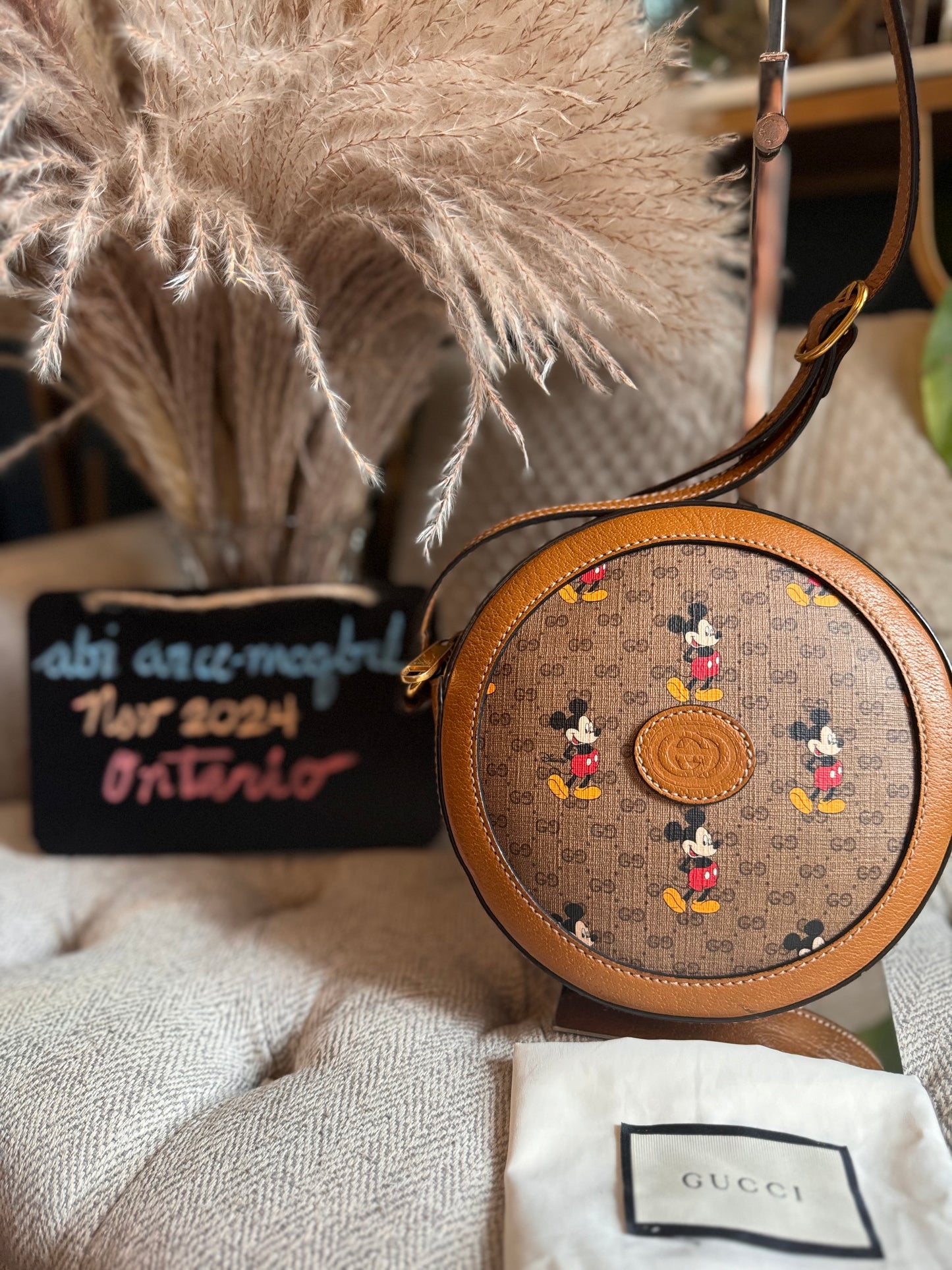 Gucci x Disney Collab Round Shoulder/Crossbody