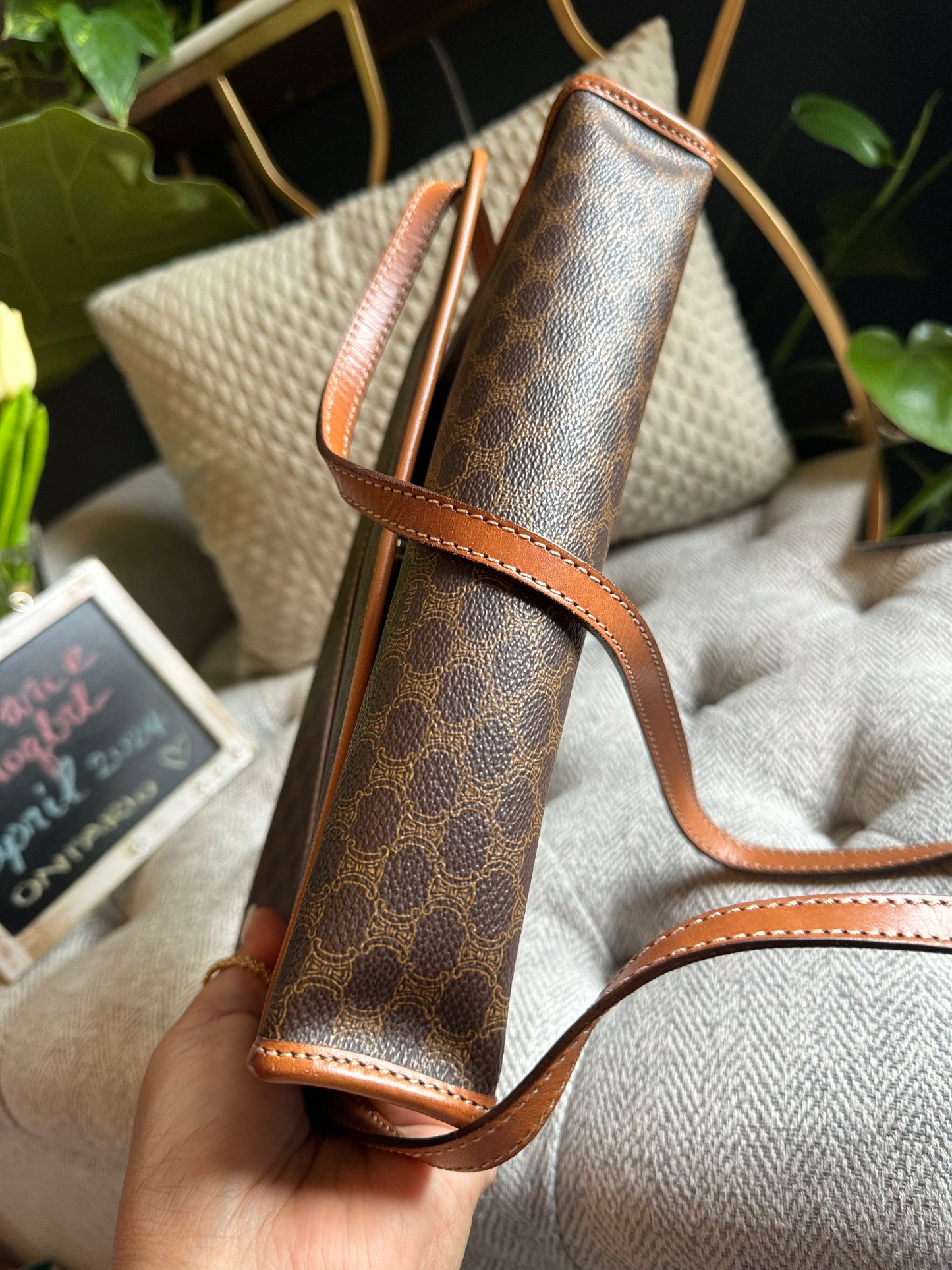 Celine Vintage Macadam Crossbody