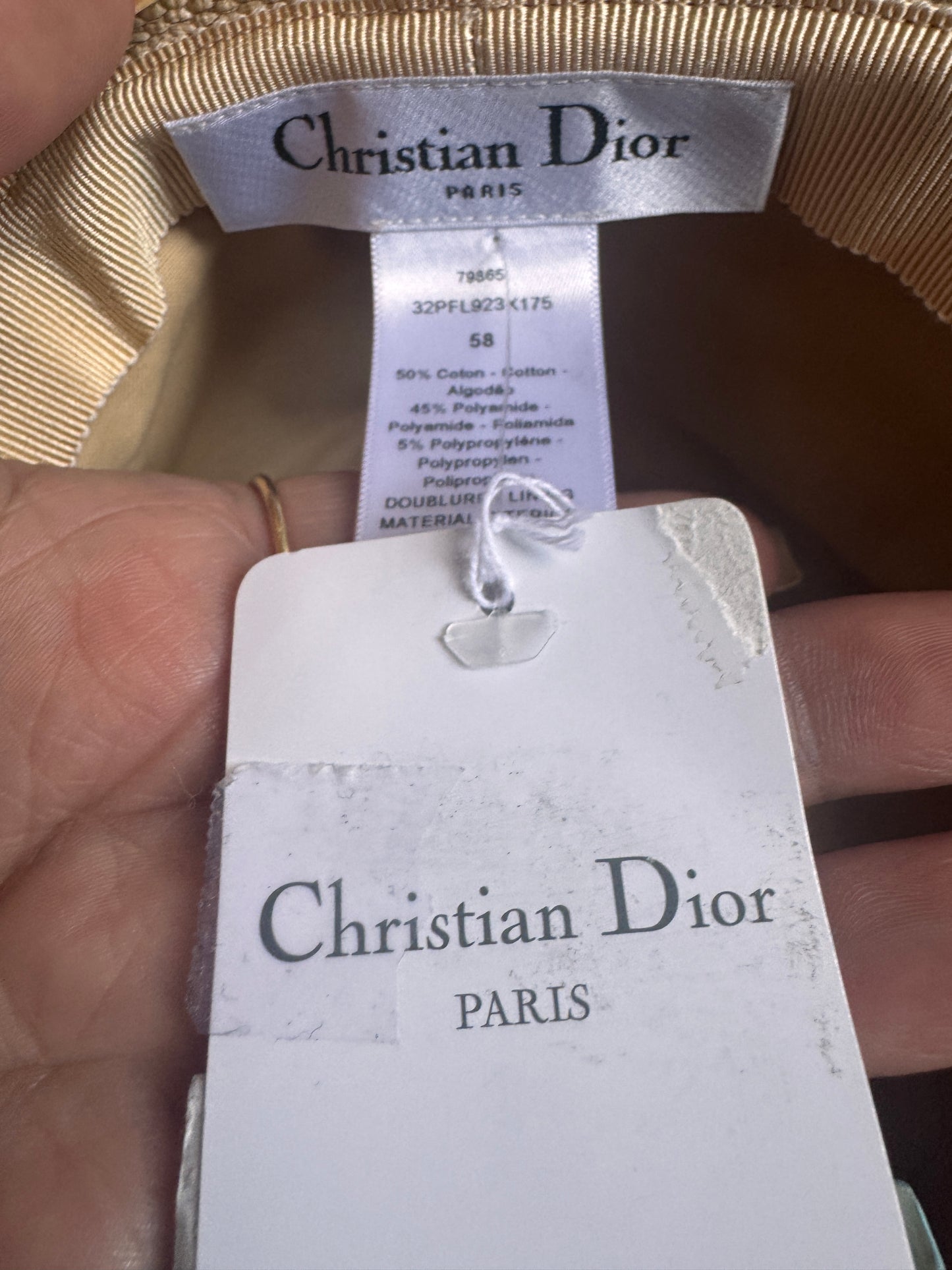 Christian Dior D‐Bobby Floral bucket hat