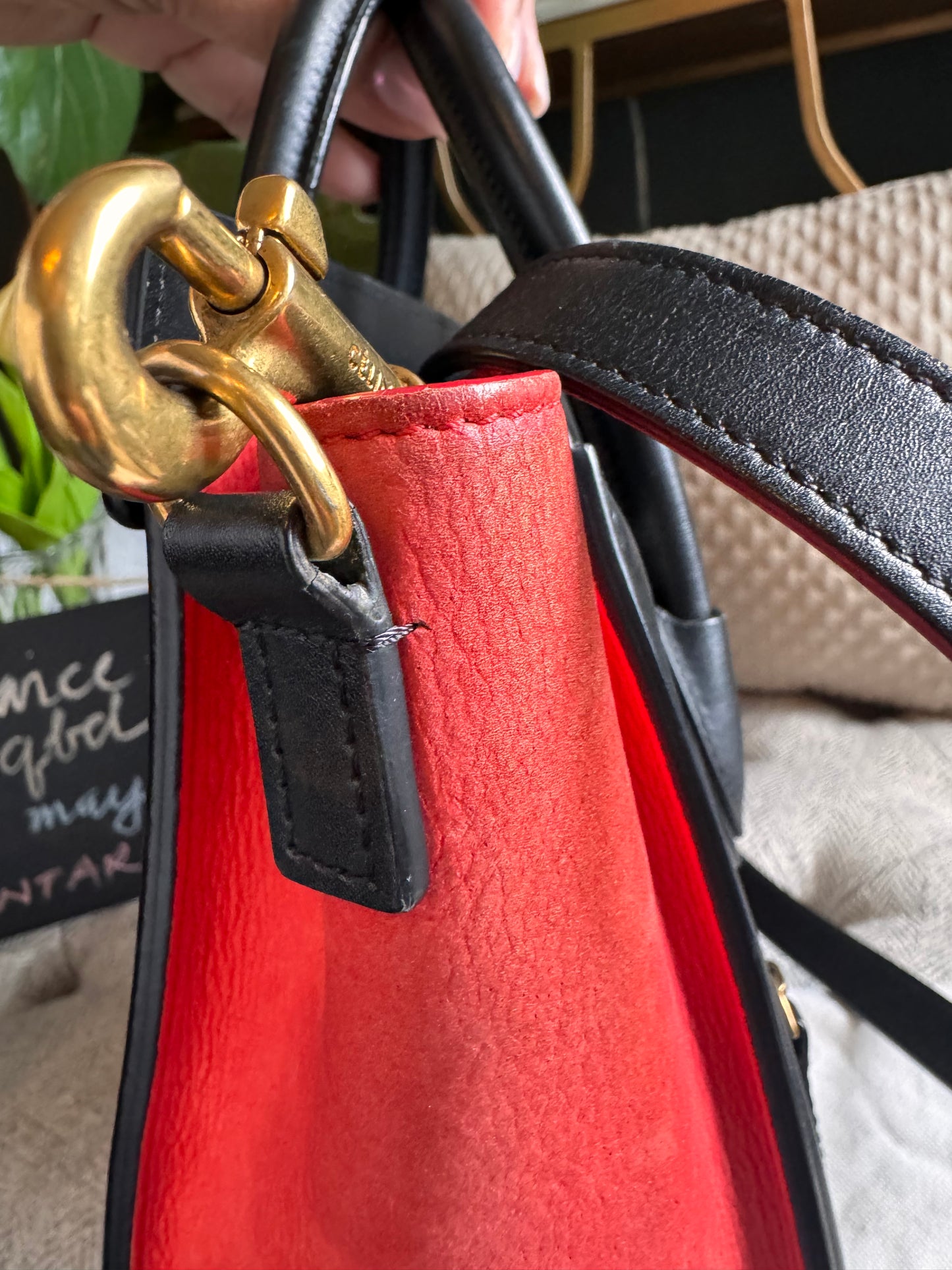 Celine Nano Luggage in TriColour