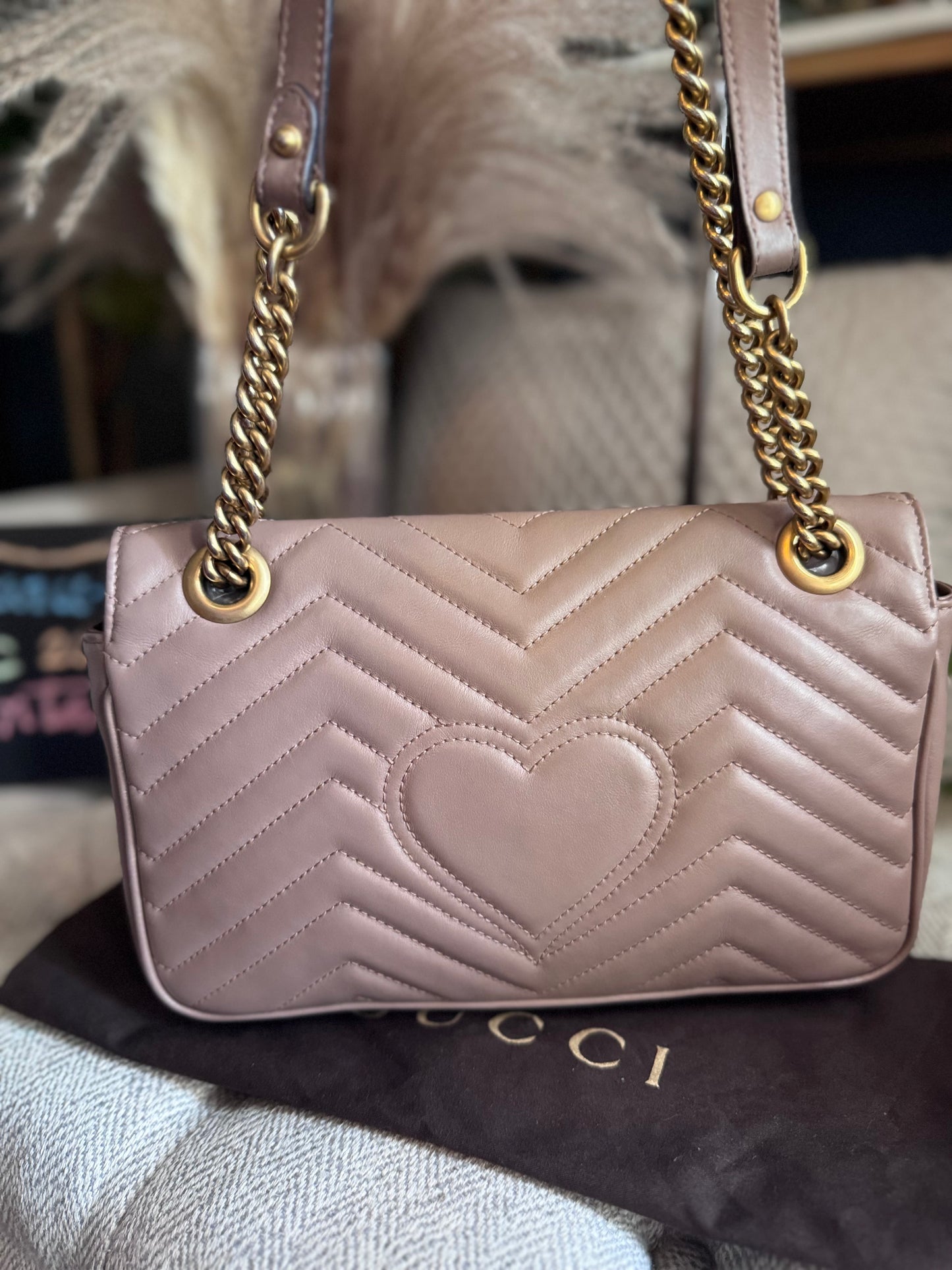 Gucci Small Marmont in Blush