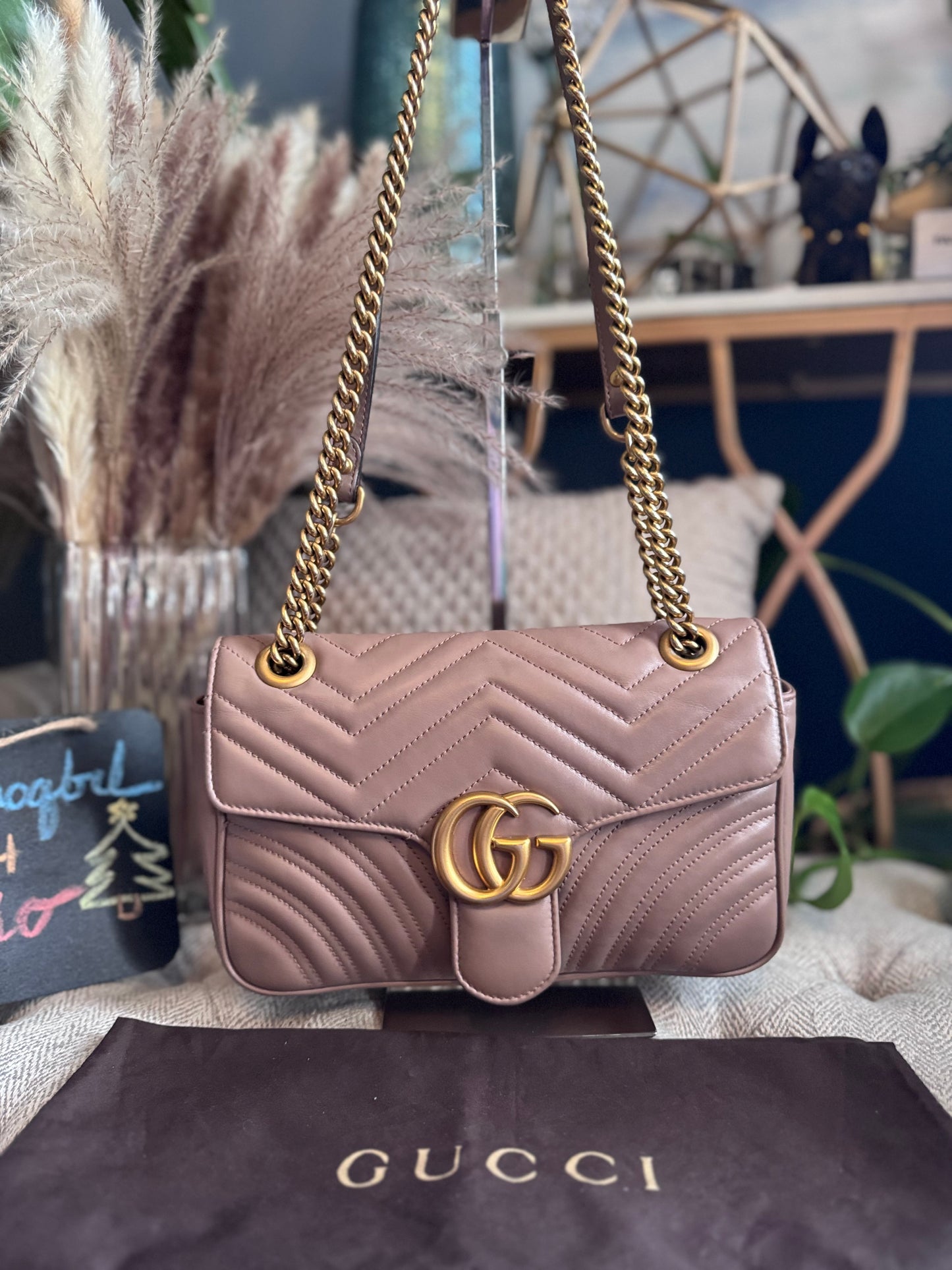 Gucci Small Marmont in Blush