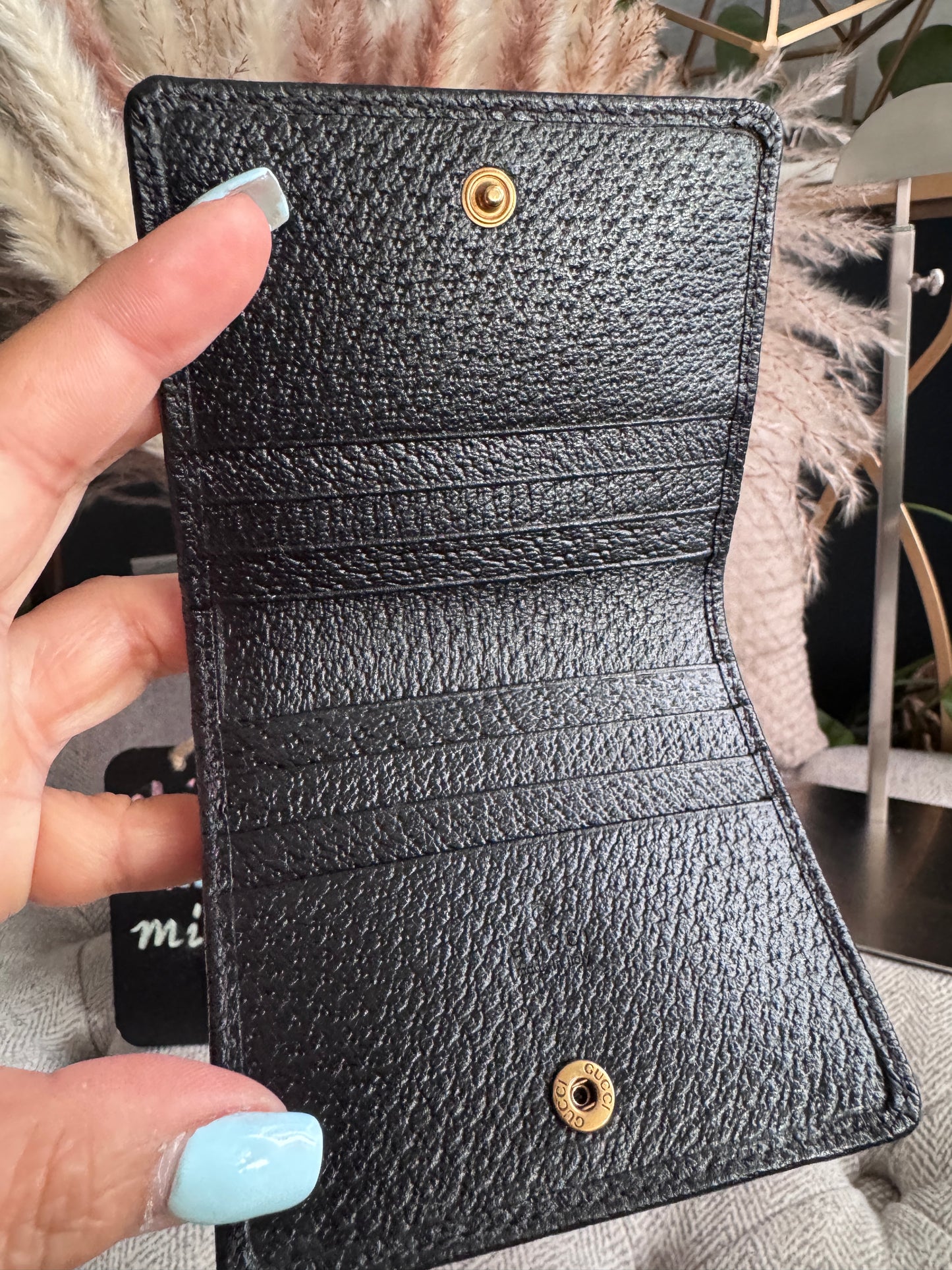 Gucci Leather Cardholder-Brand New with belt loops