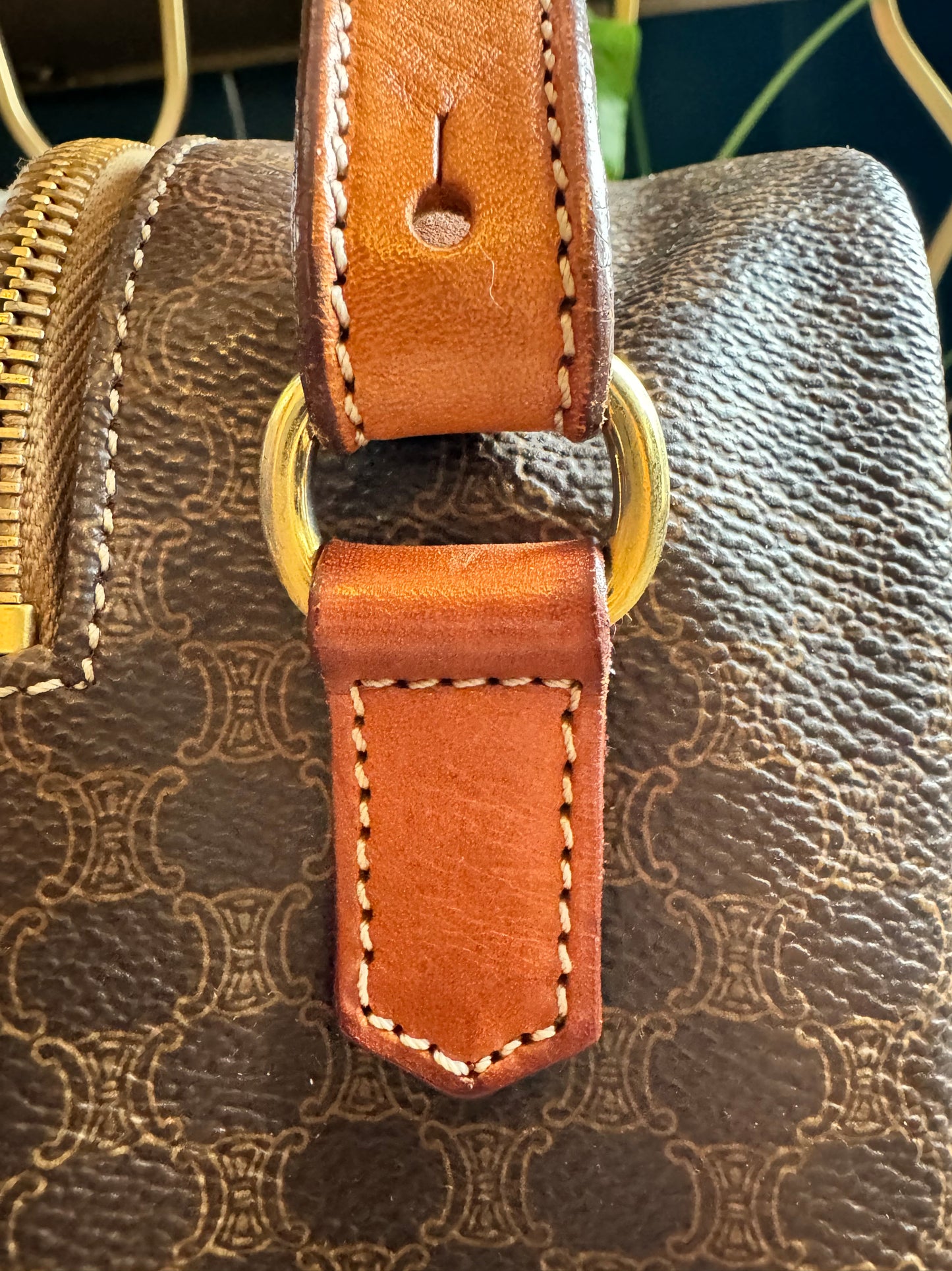 Celine Vintage Macadam Camera Bag