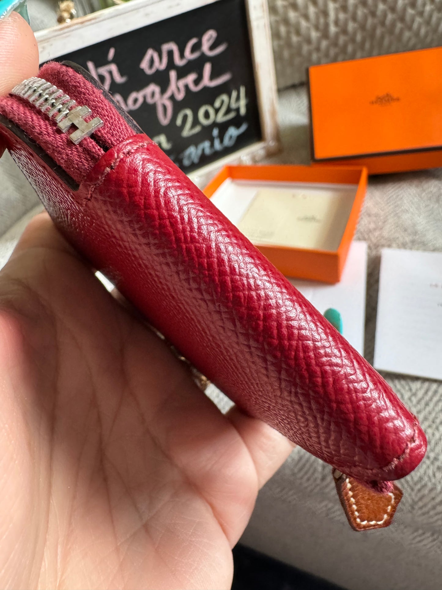 Hermes Silk’in Coin purse