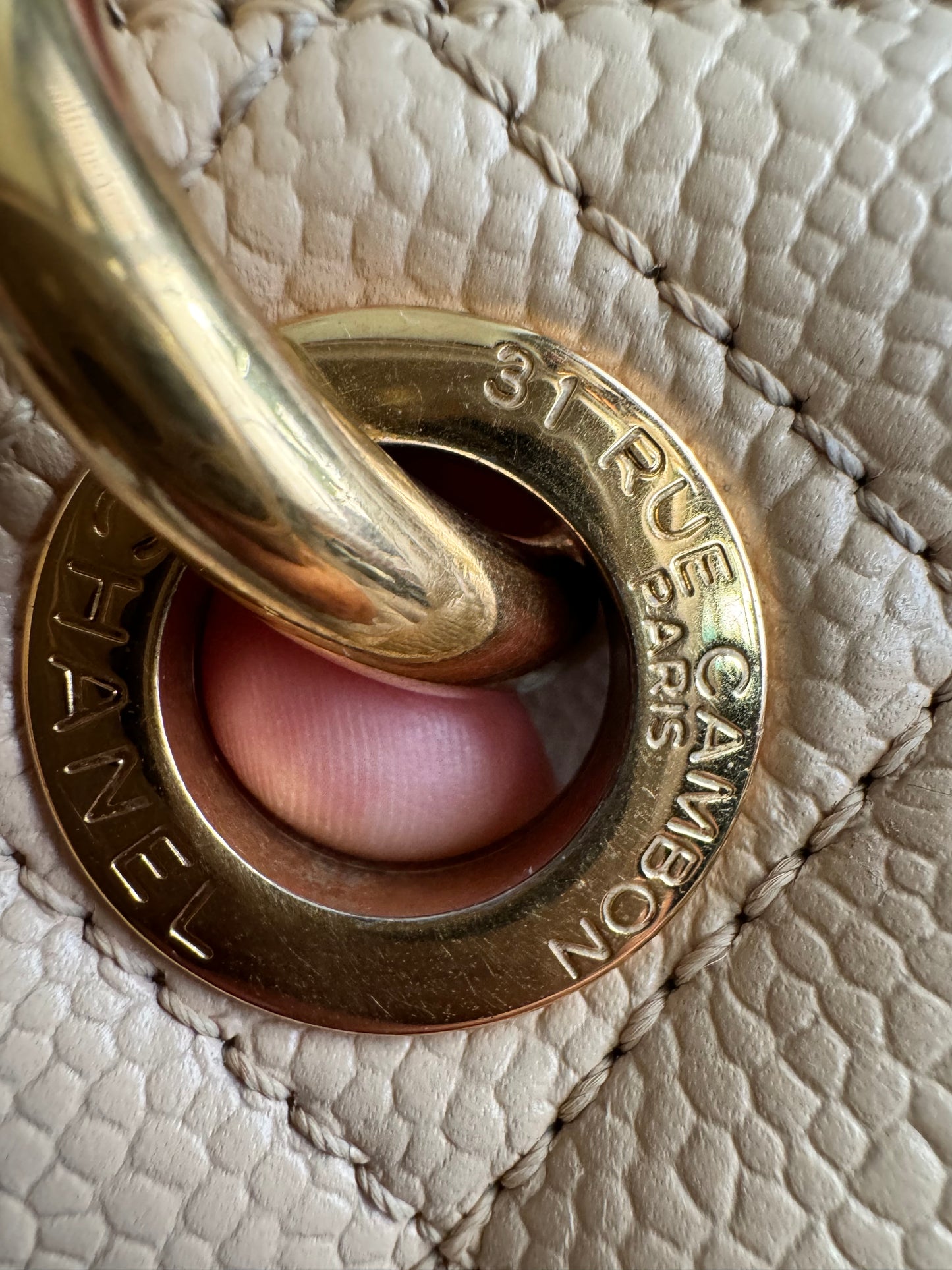Chanel Beige GST in Gold Hardware