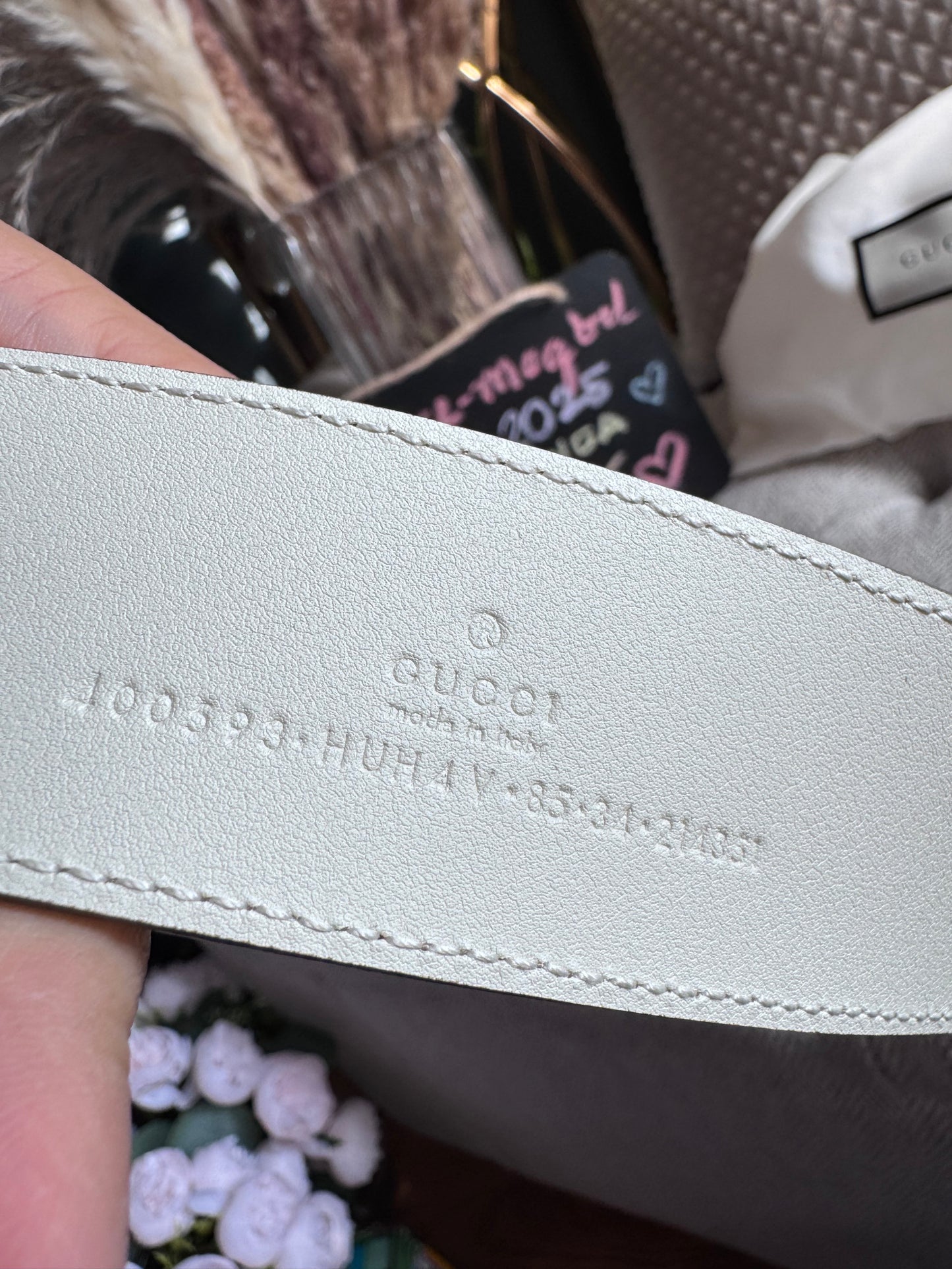 Gucci Marmont Belt-size85