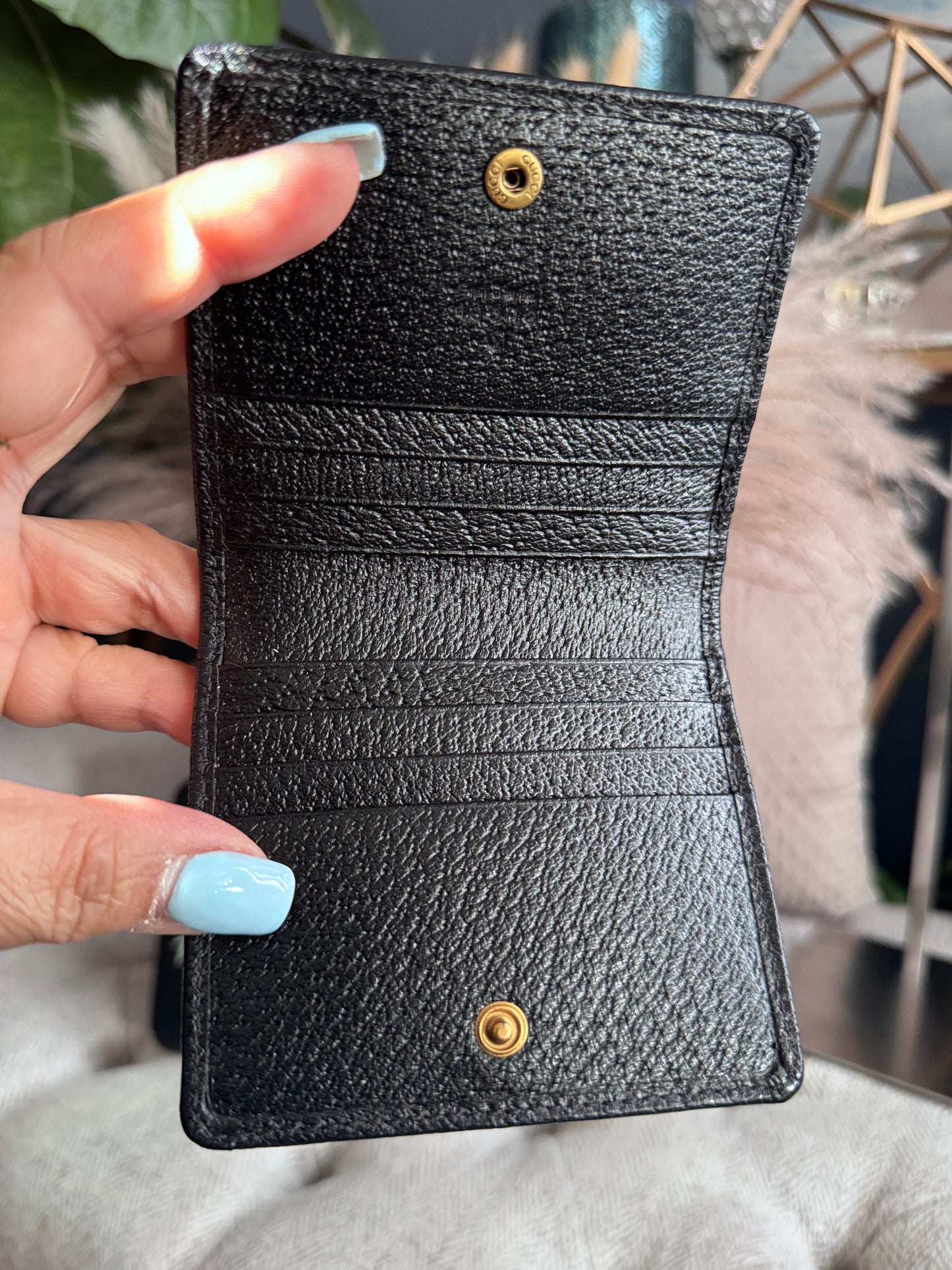 Gucci Leather Cardholder-Brand New with belt loops