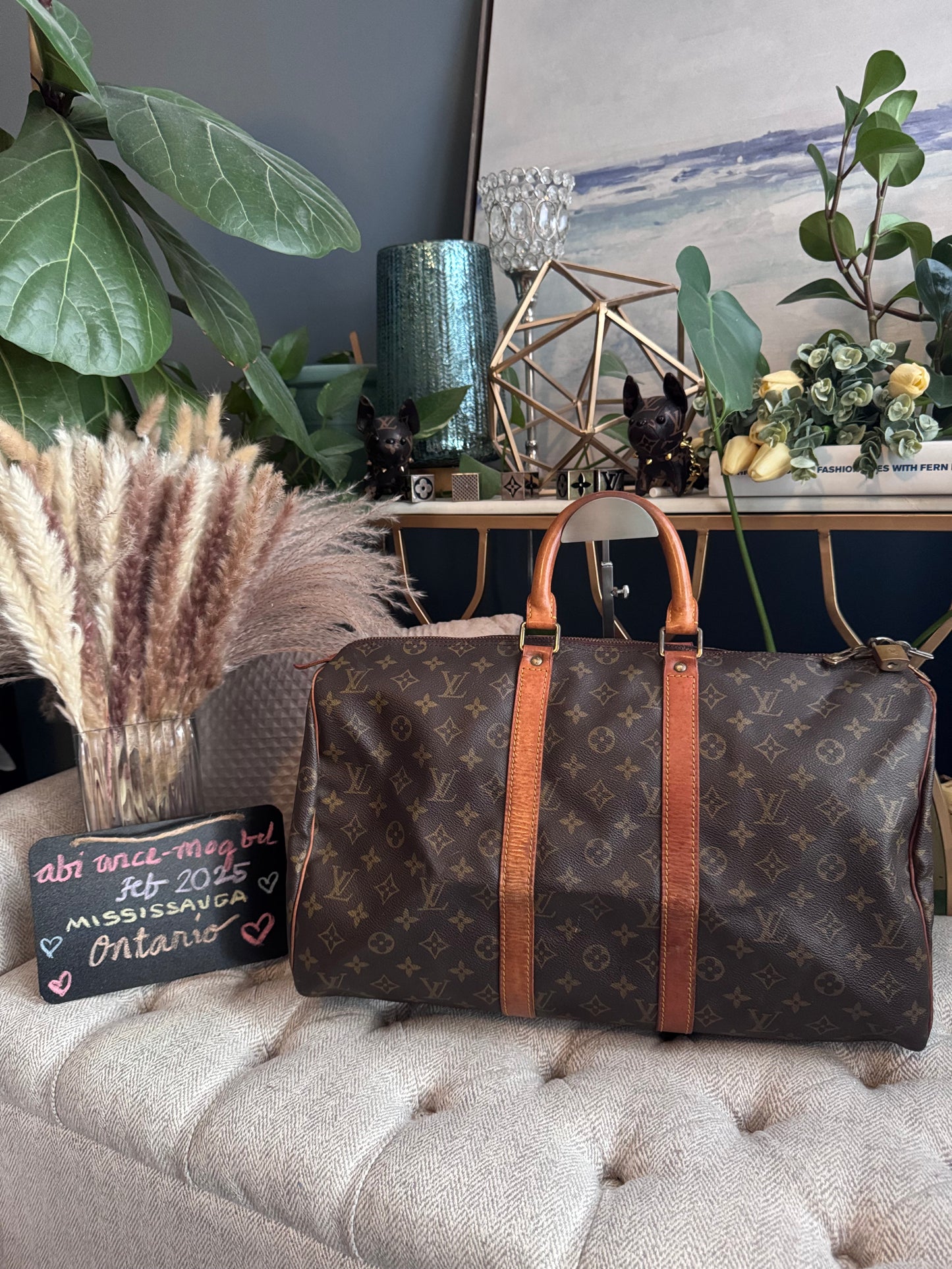 Louis Vuitton vintage keepall 45
