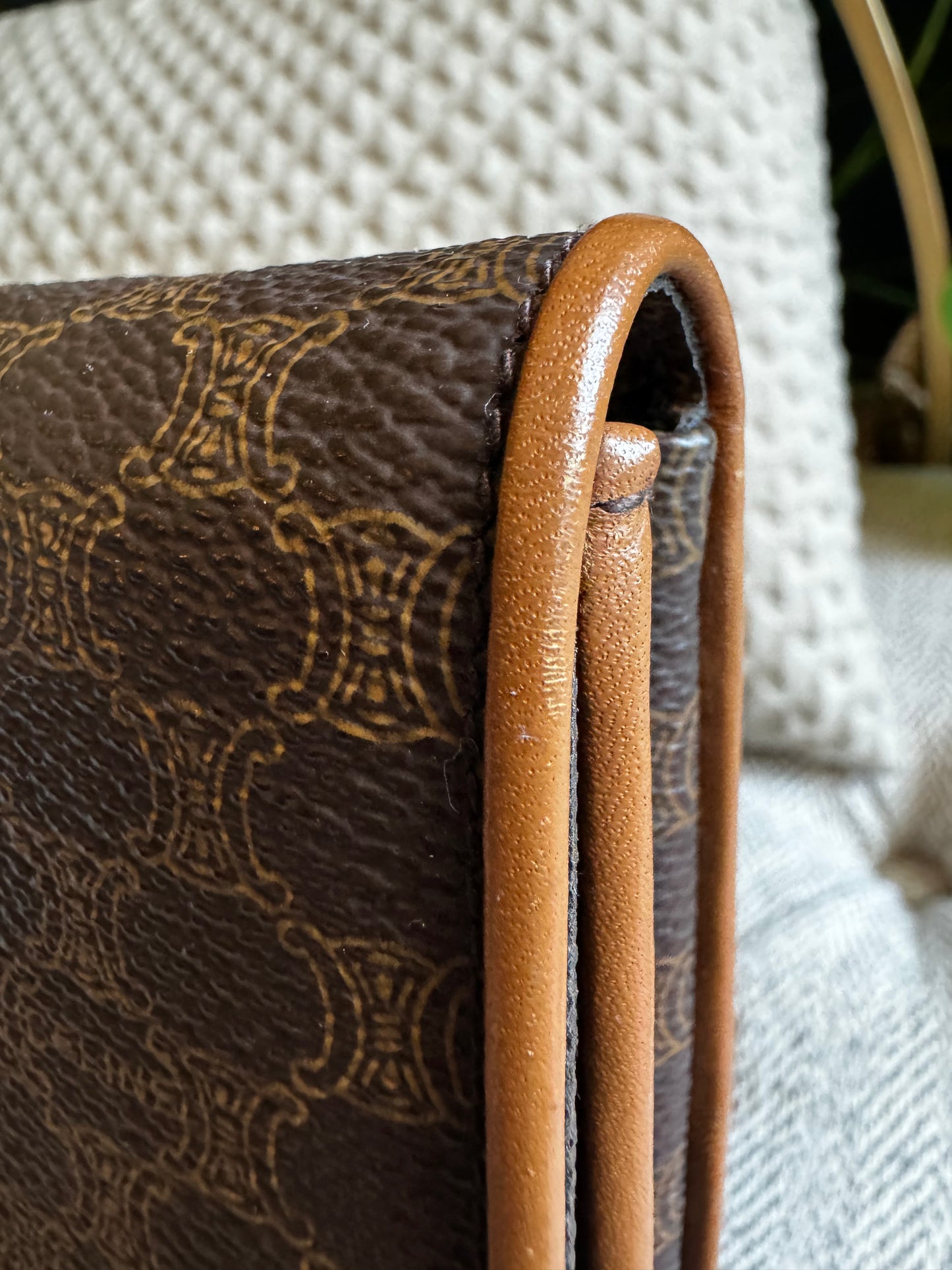Celine Vintage Macadam Clutch