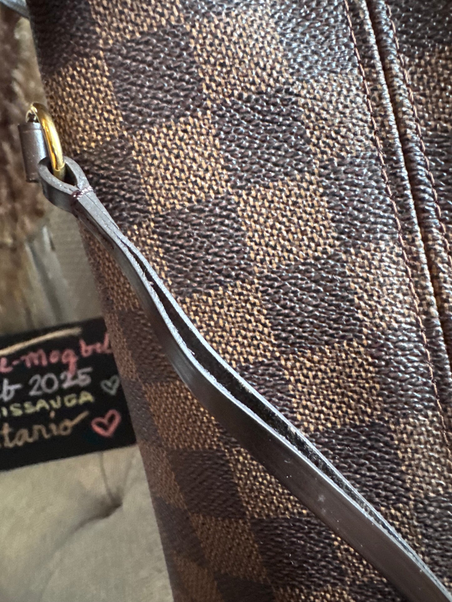 Neverfull MM in Damier Ebene -Rose Ballerine