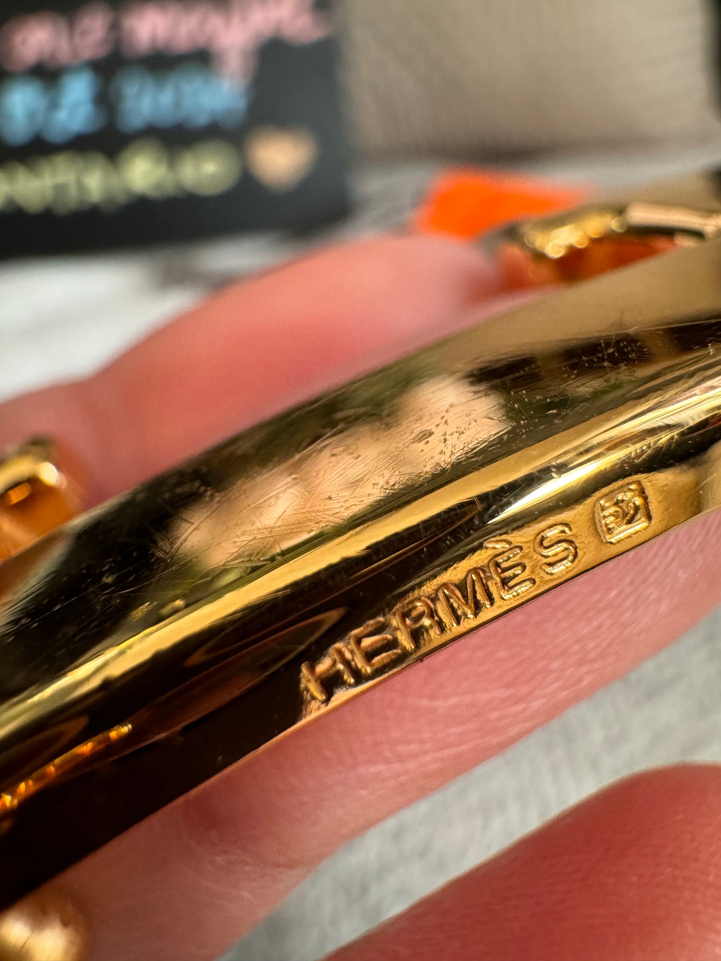 Hermes Belt Buckle -Gold tone