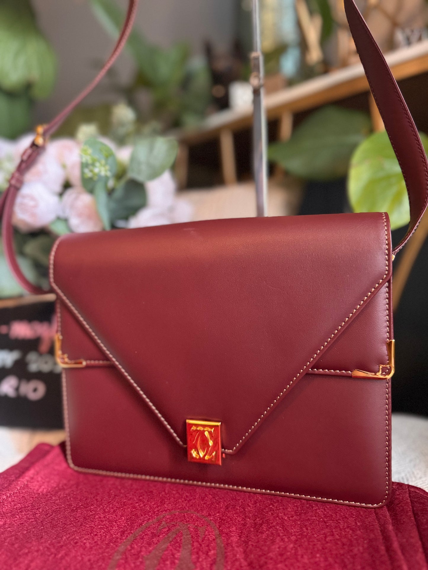 Cartier Vintage Must de Cartier Envelope Bag