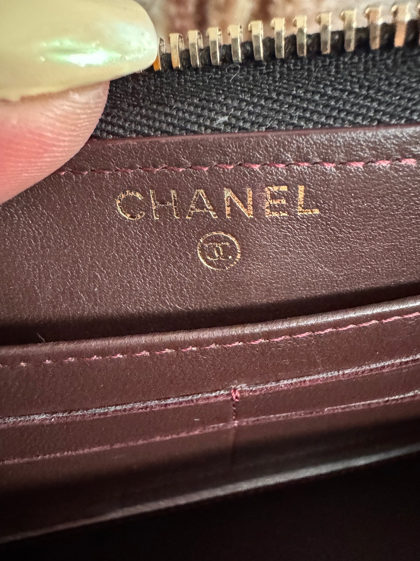 Chanel Trendy Zippy Wallet -Black GHW