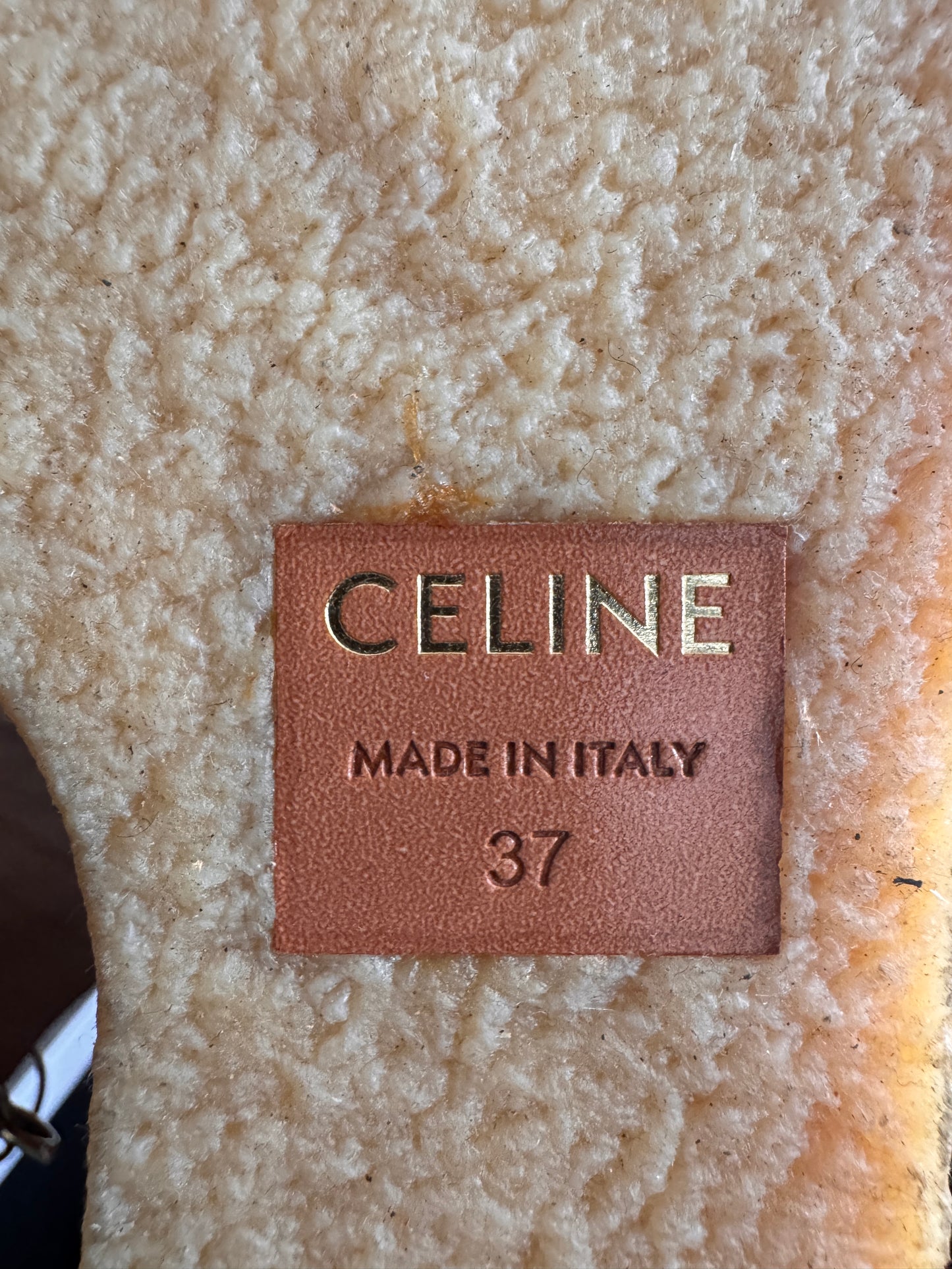 Celine Platform Leather Wedges