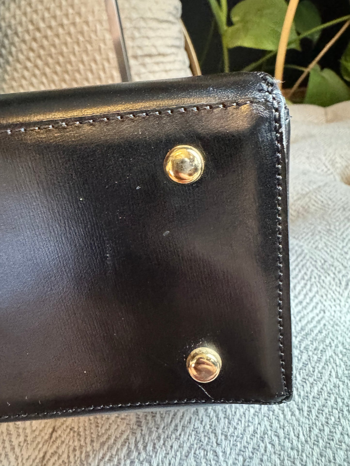 Celine Vintage Crossbody/Shoulder bag in Black, Gold Hardware