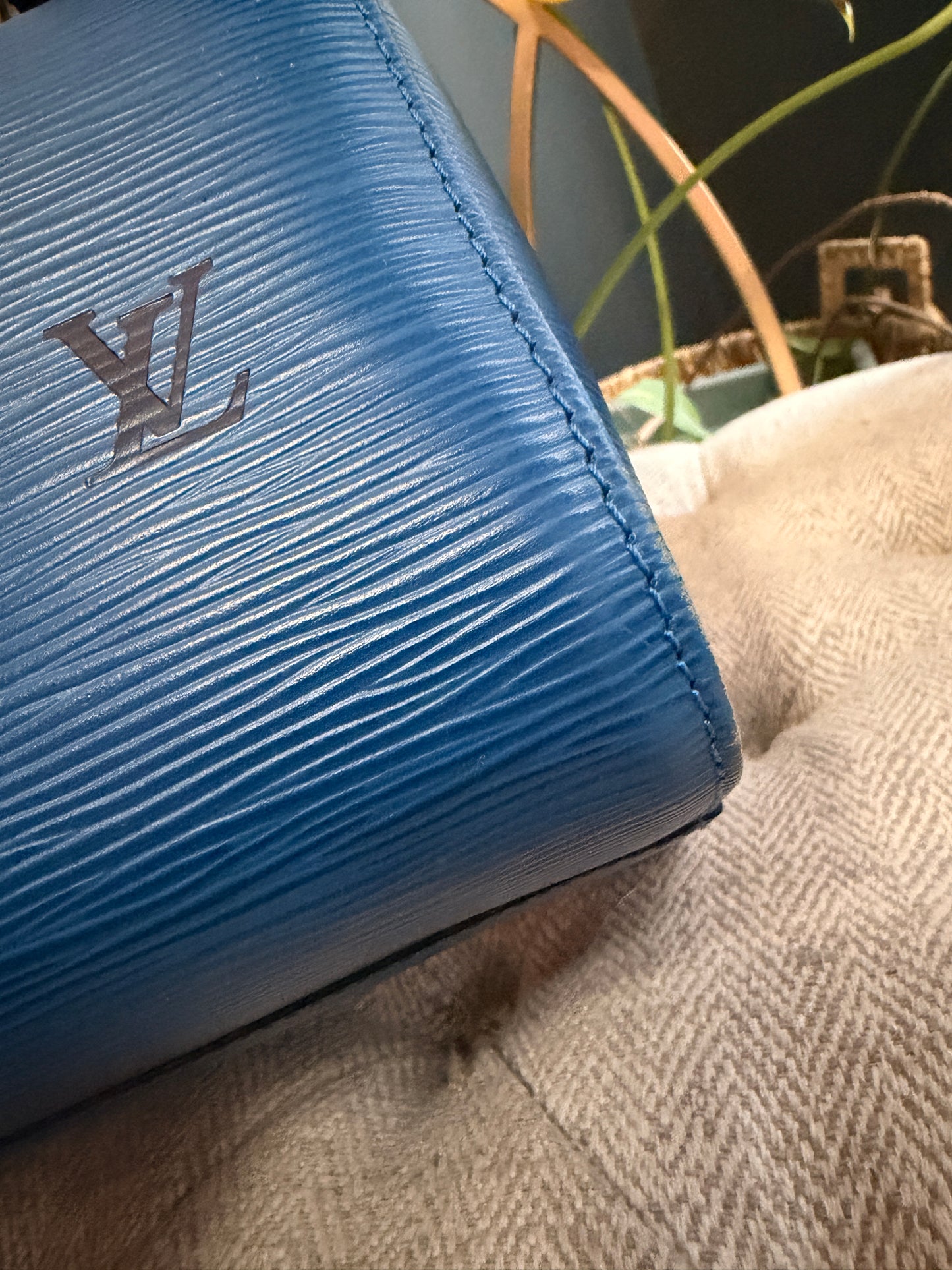 Louis Vuitton Vintage Speedy 25 in Epi Toledo Blue