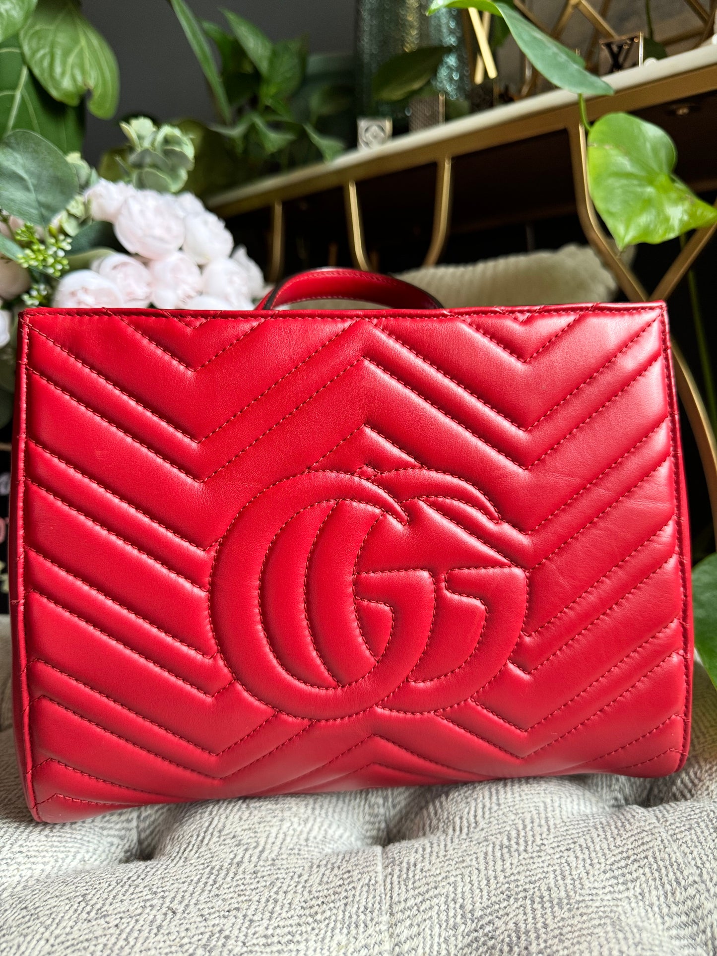 Gucci Small GG Marmont Matelasse Tote
