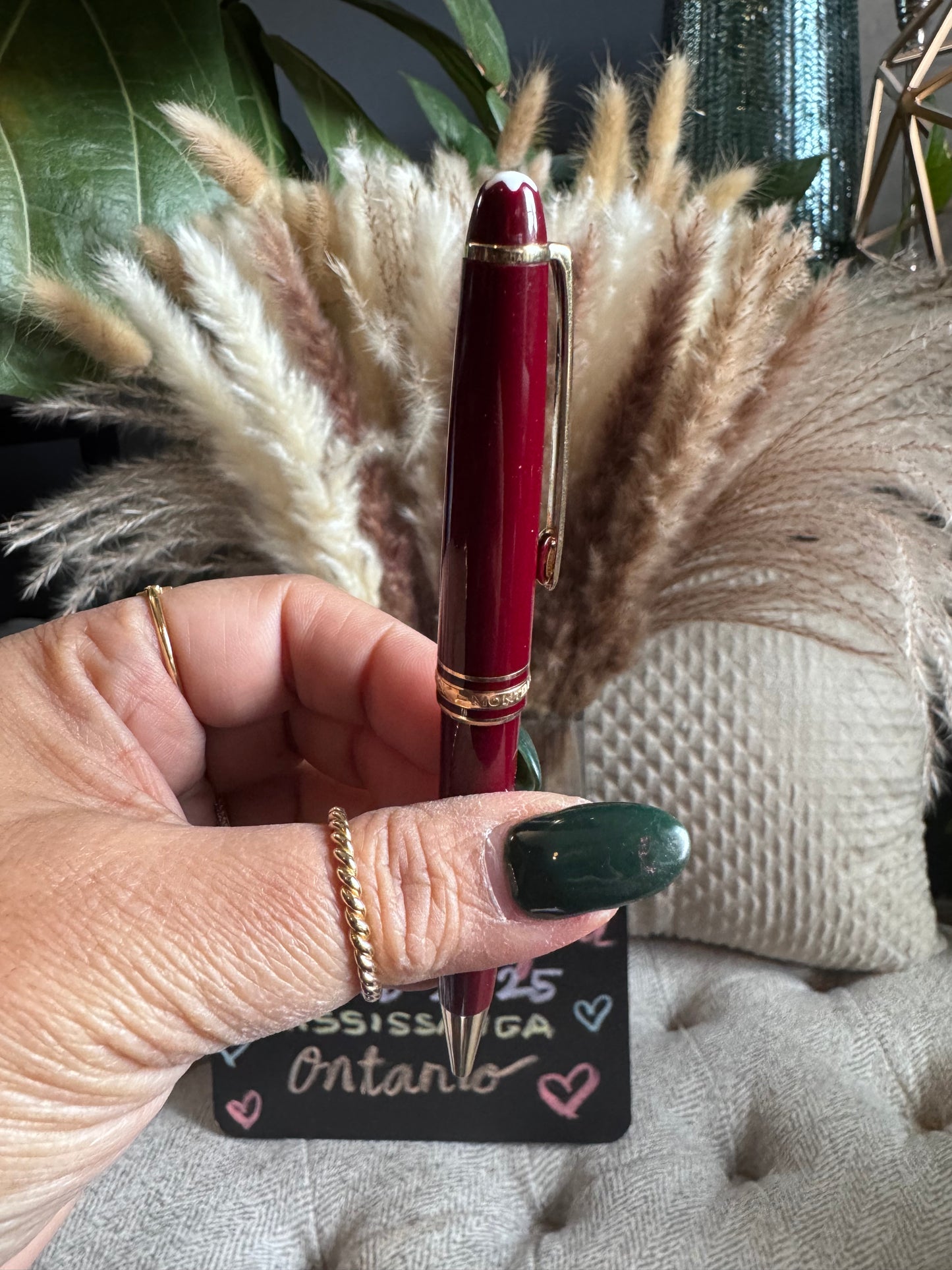 Montblanc Ballpoint Meisterstuck Pen in Burgundy
