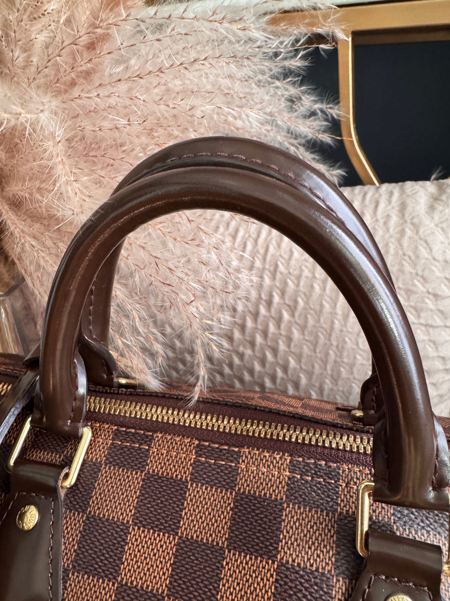 Louis Vuitton Speedy Bandouliere 30 in Damier Ebene