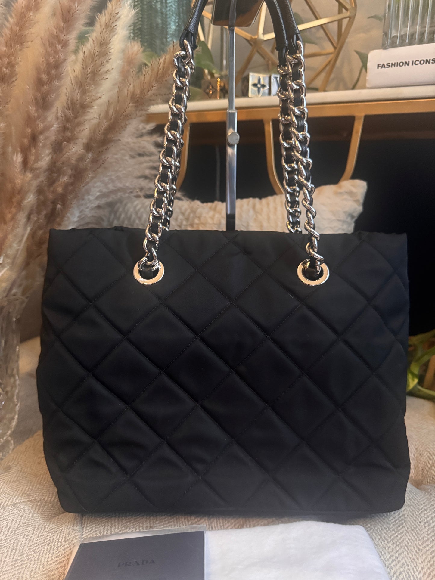 Prada Tessuto Nero Tote