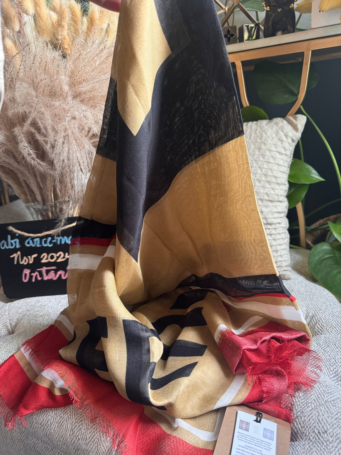 Burberry Scarf NWT