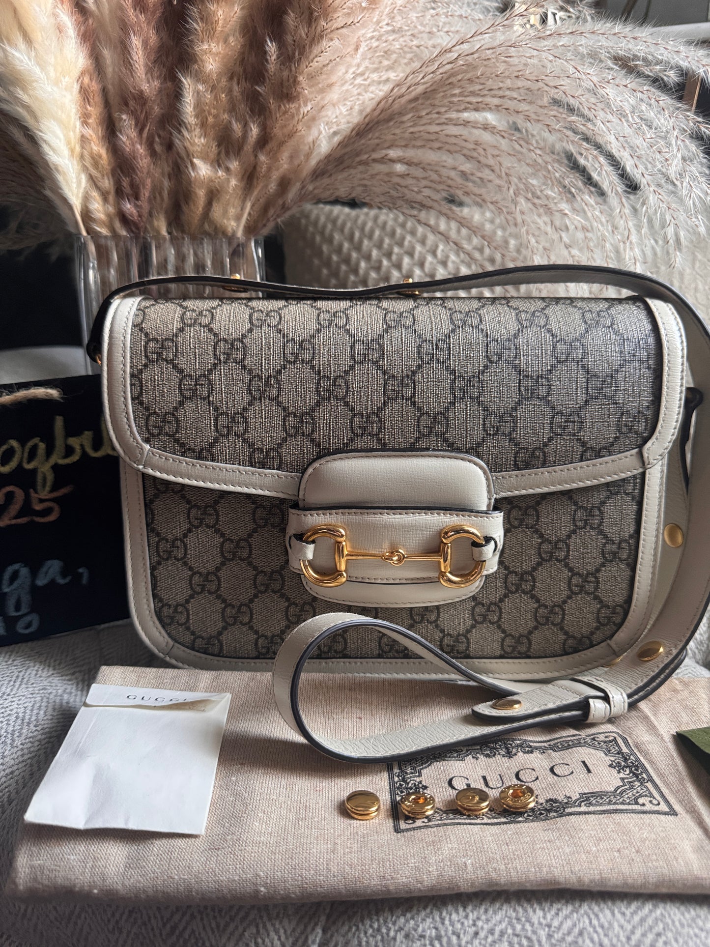 Gucci GH Supreme Horsebit 1955 Bag