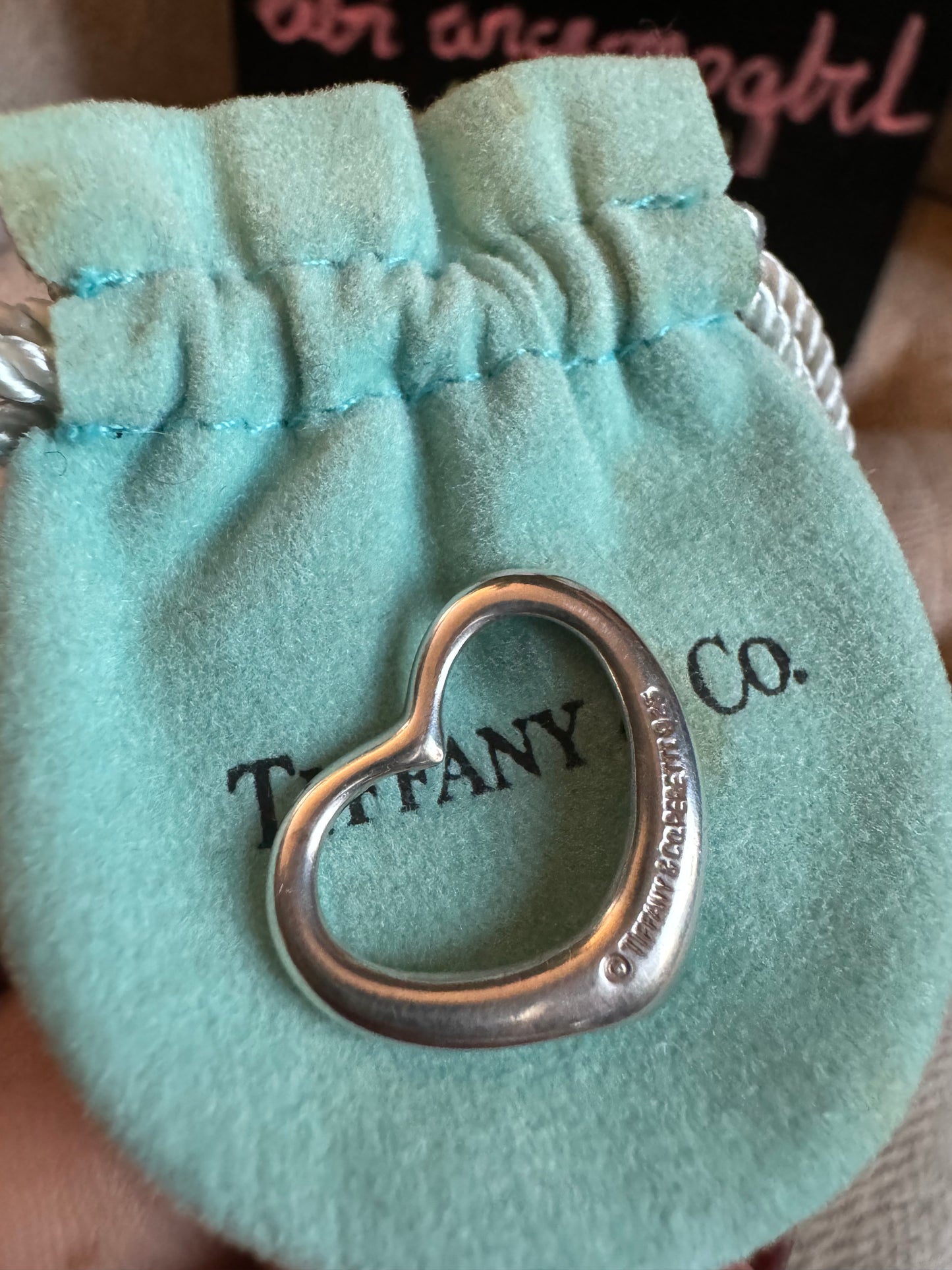 Tiffany&Co Elsa Peretti Open Heart Pendant