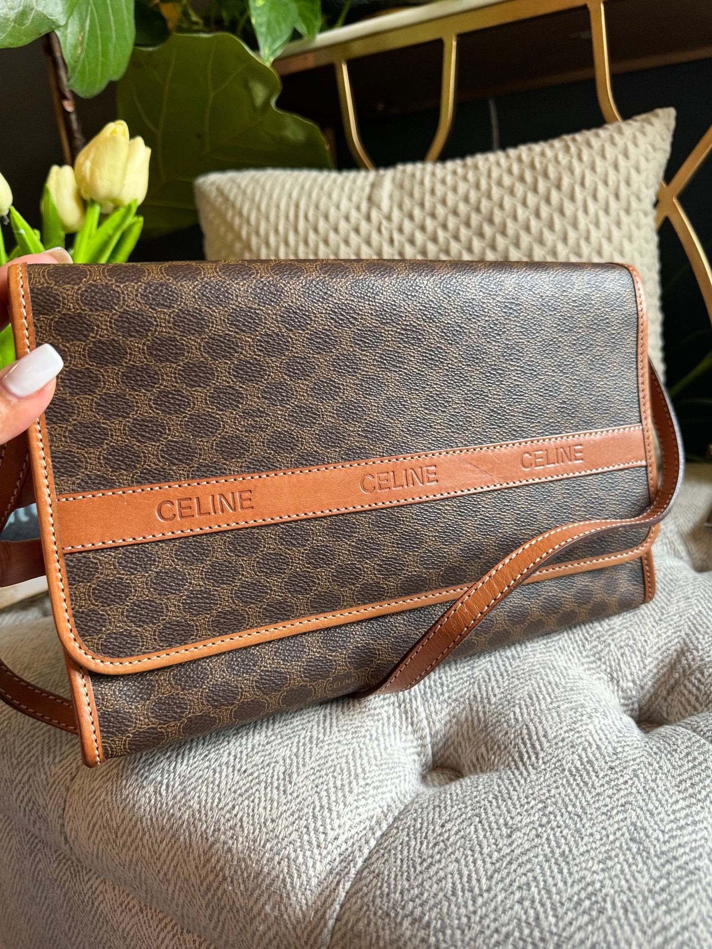 Celine Vintage Macadam Crossbody