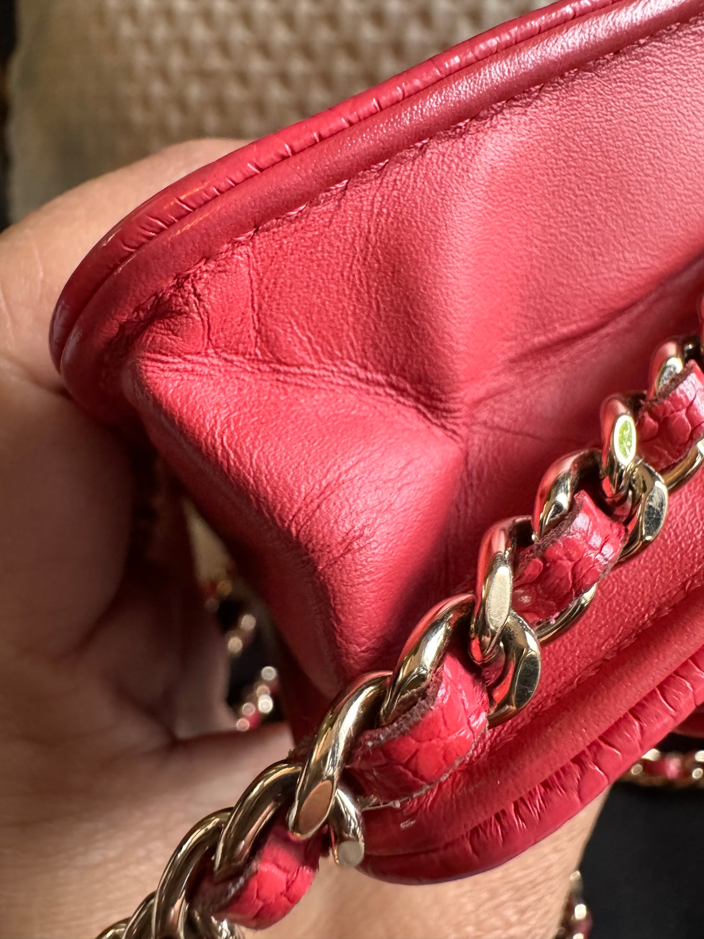Chanel WOC Caviar in GOLD Hardware