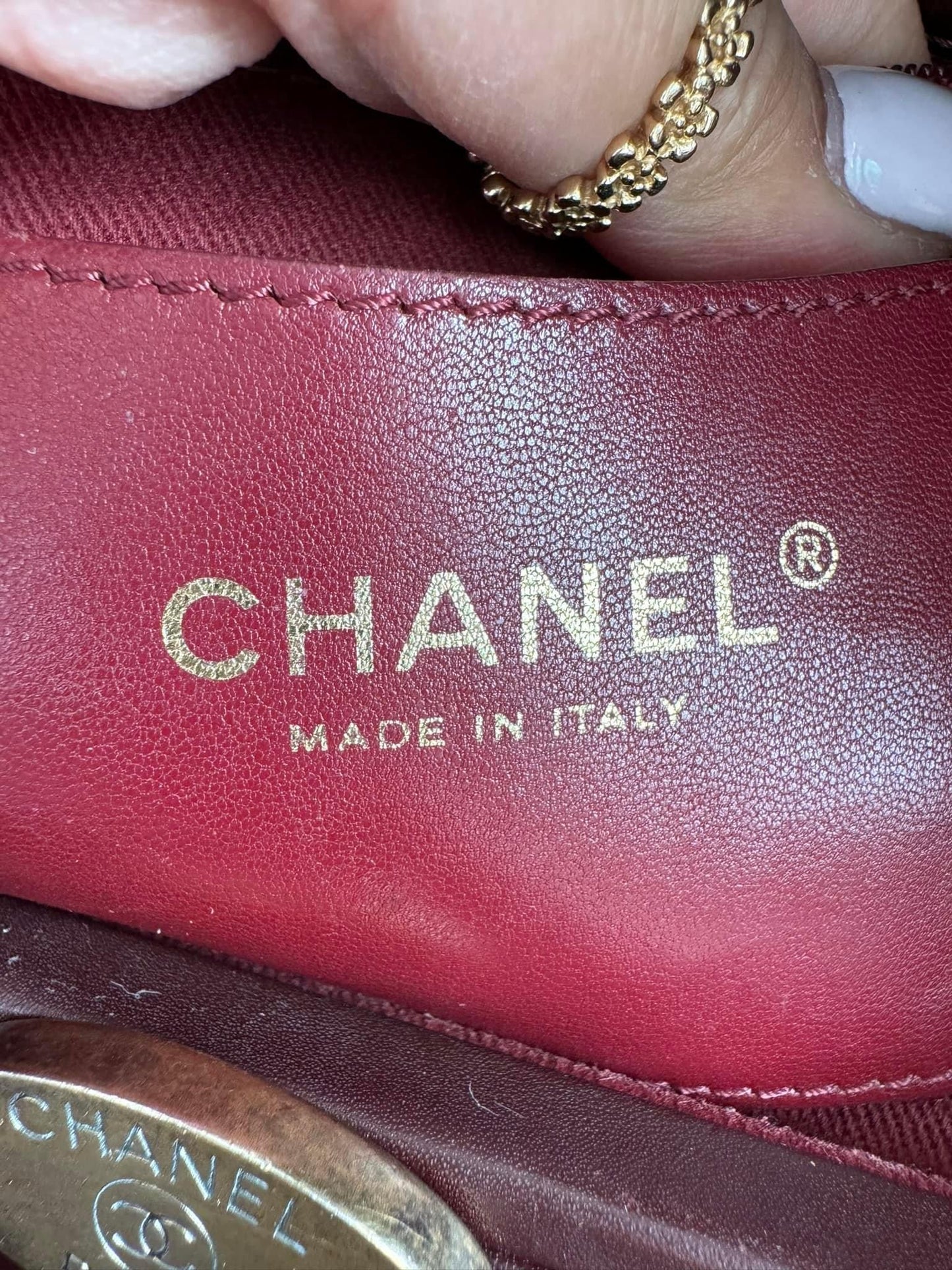 Chanel Mademoiselle Womens Vintage Clasp chain bag