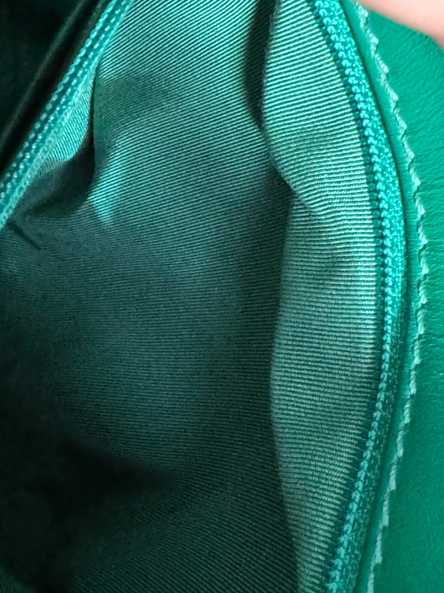 Chanel Rock My Shoulder Flap Green Quilted Calfskin/ Naturally Grained Sheepskin Inner Lining/MAR -Métal Aged Ruthenium Hardware (SN 24221601)