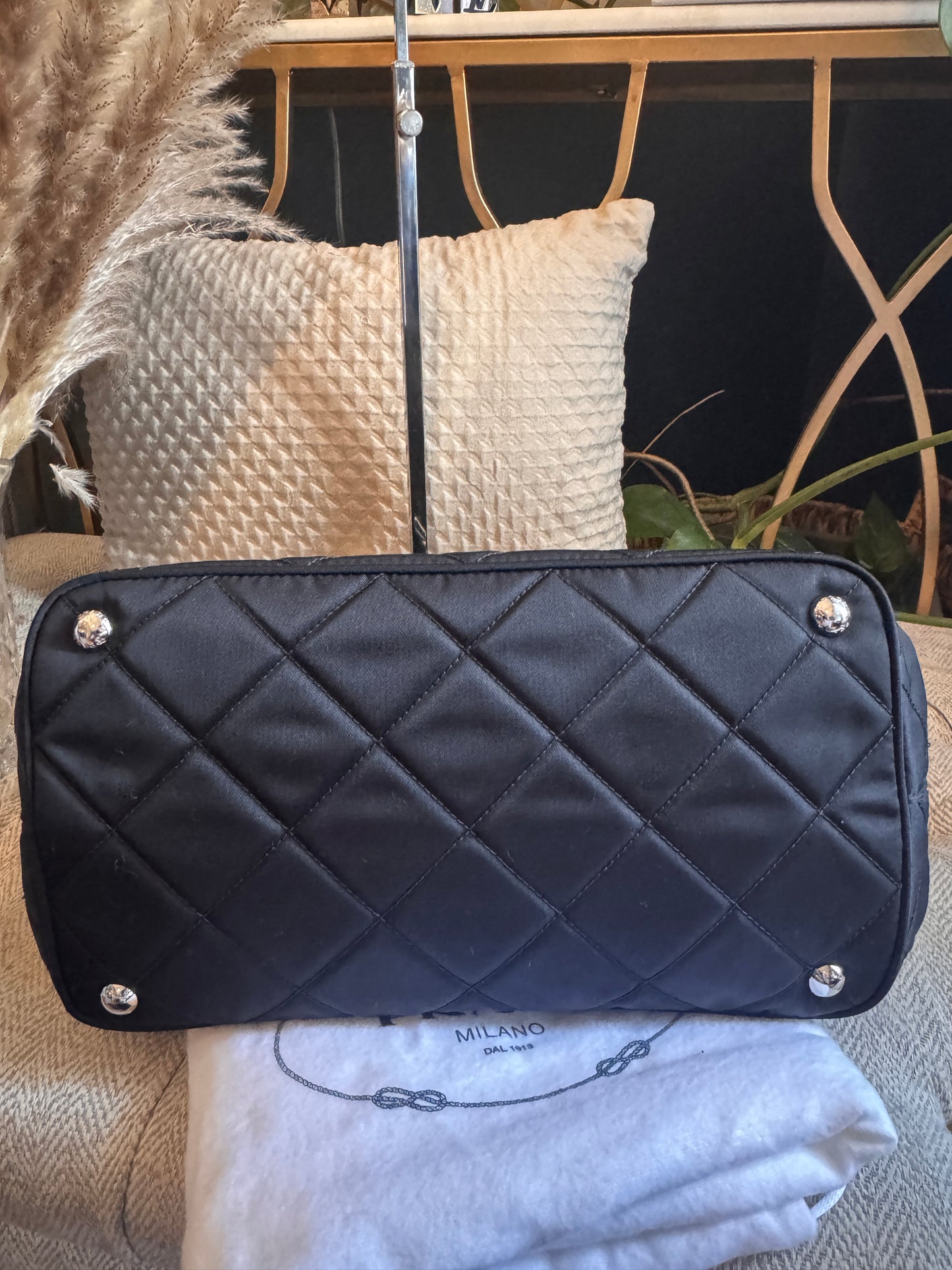 Prada Tessuto Nero Tote