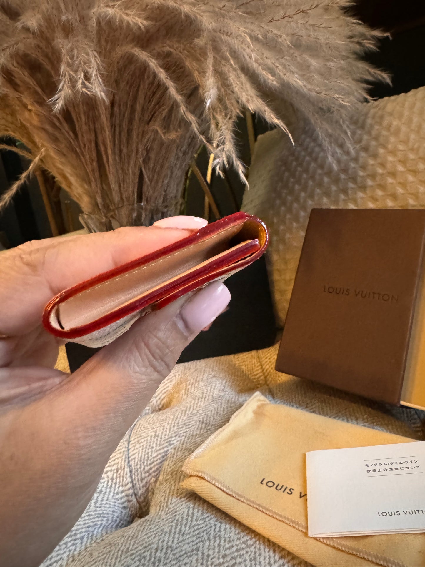 Louis Vuitton x Takashi Murakami Multicolor Business Cardholder in Blanc
