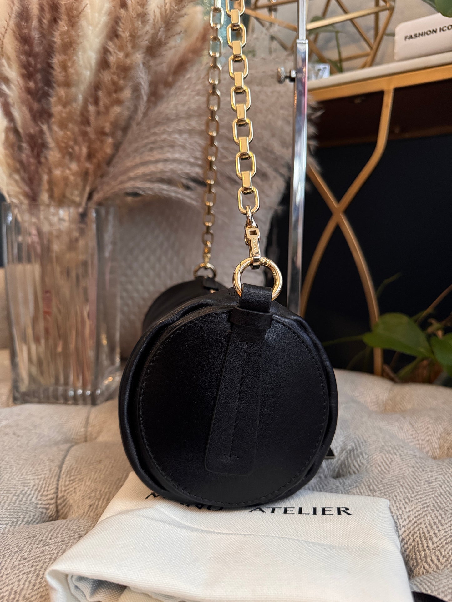Manu Atelier Cylinder Shoulder Bag
