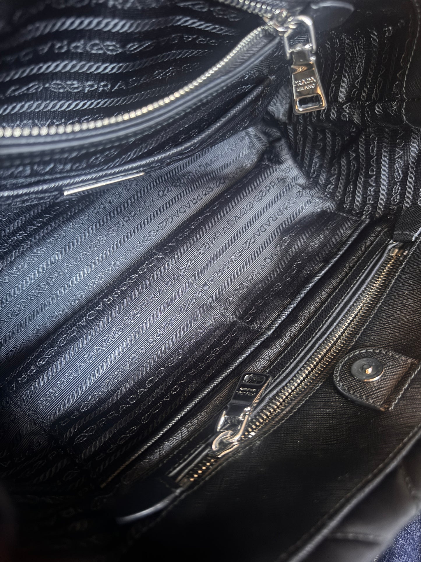 Prada Tessuto Nero Tote