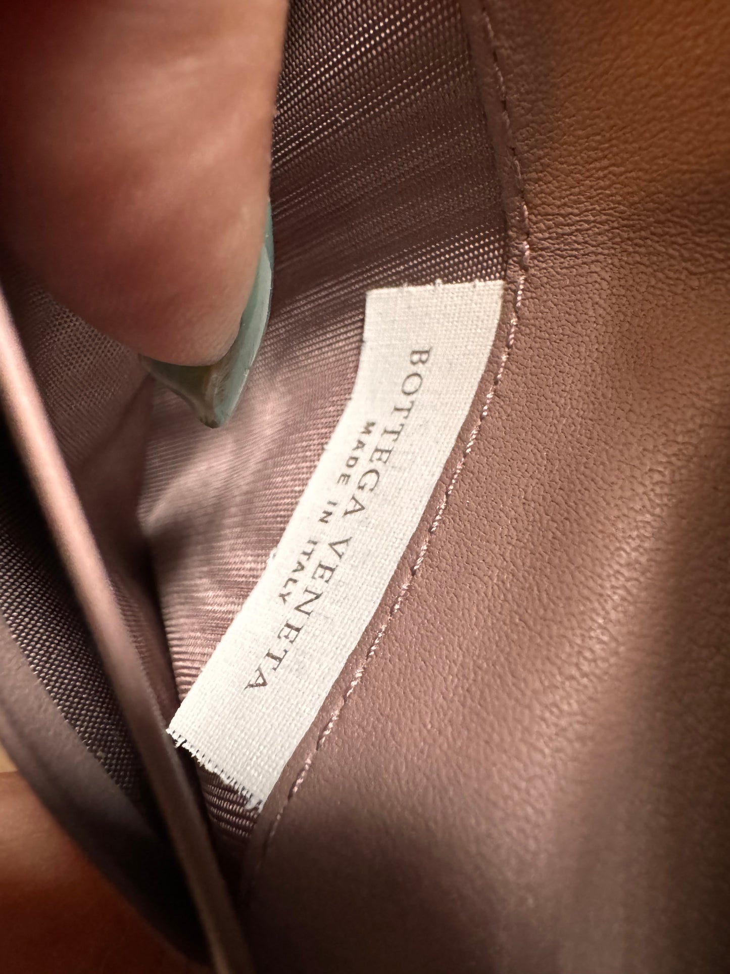 Bottega Veneta Compact Wallet in blush