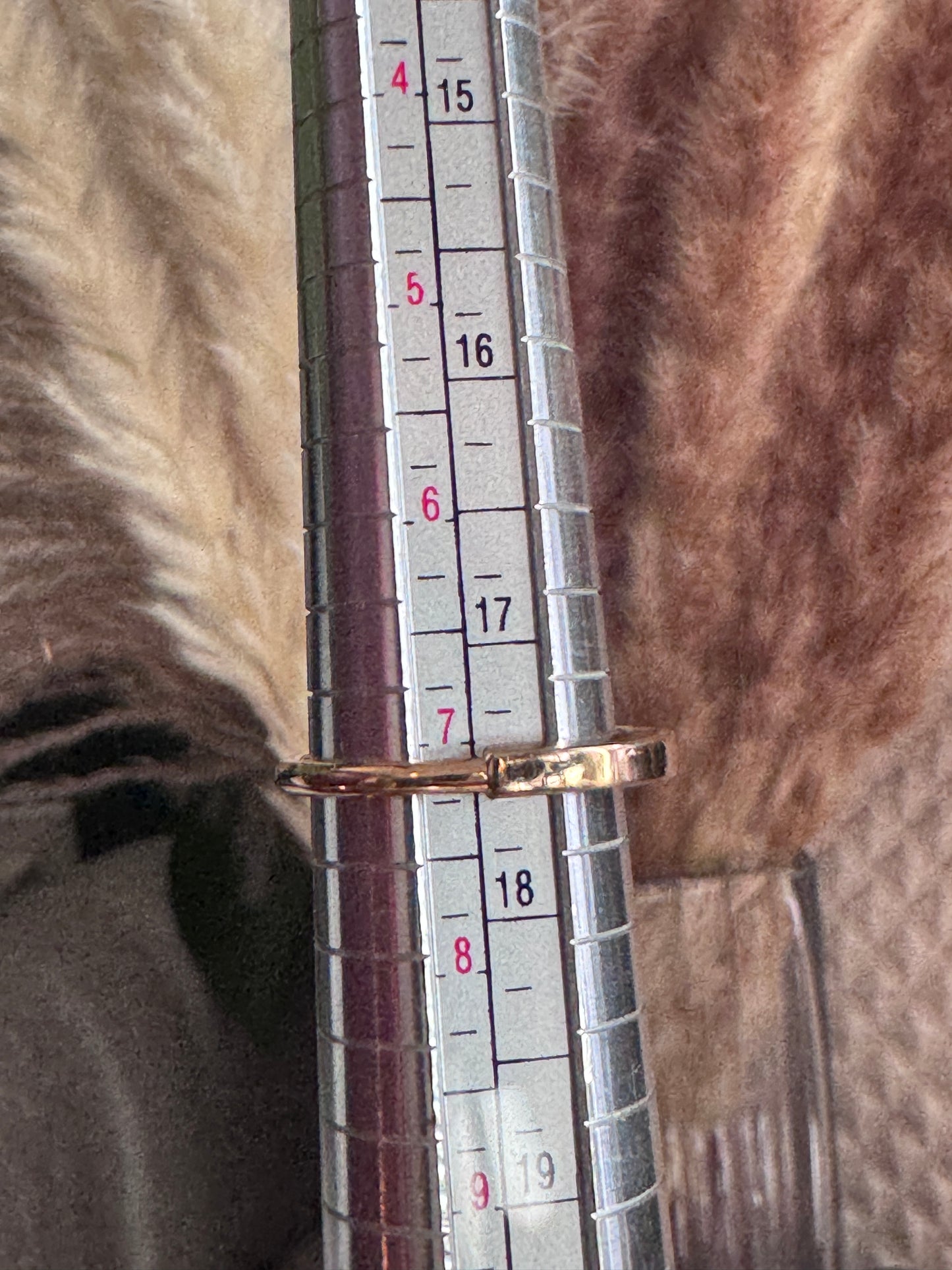 Tiffany & Co 18k Rose Gold Lock Ring