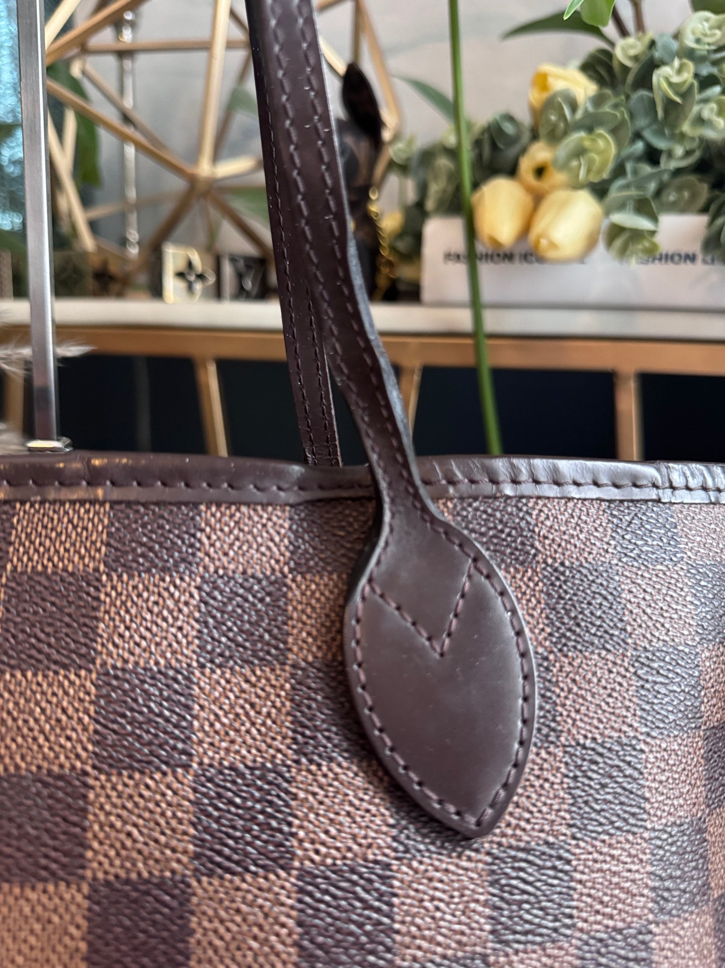 Neverfull MM in Damier Ebene -Rose Ballerine