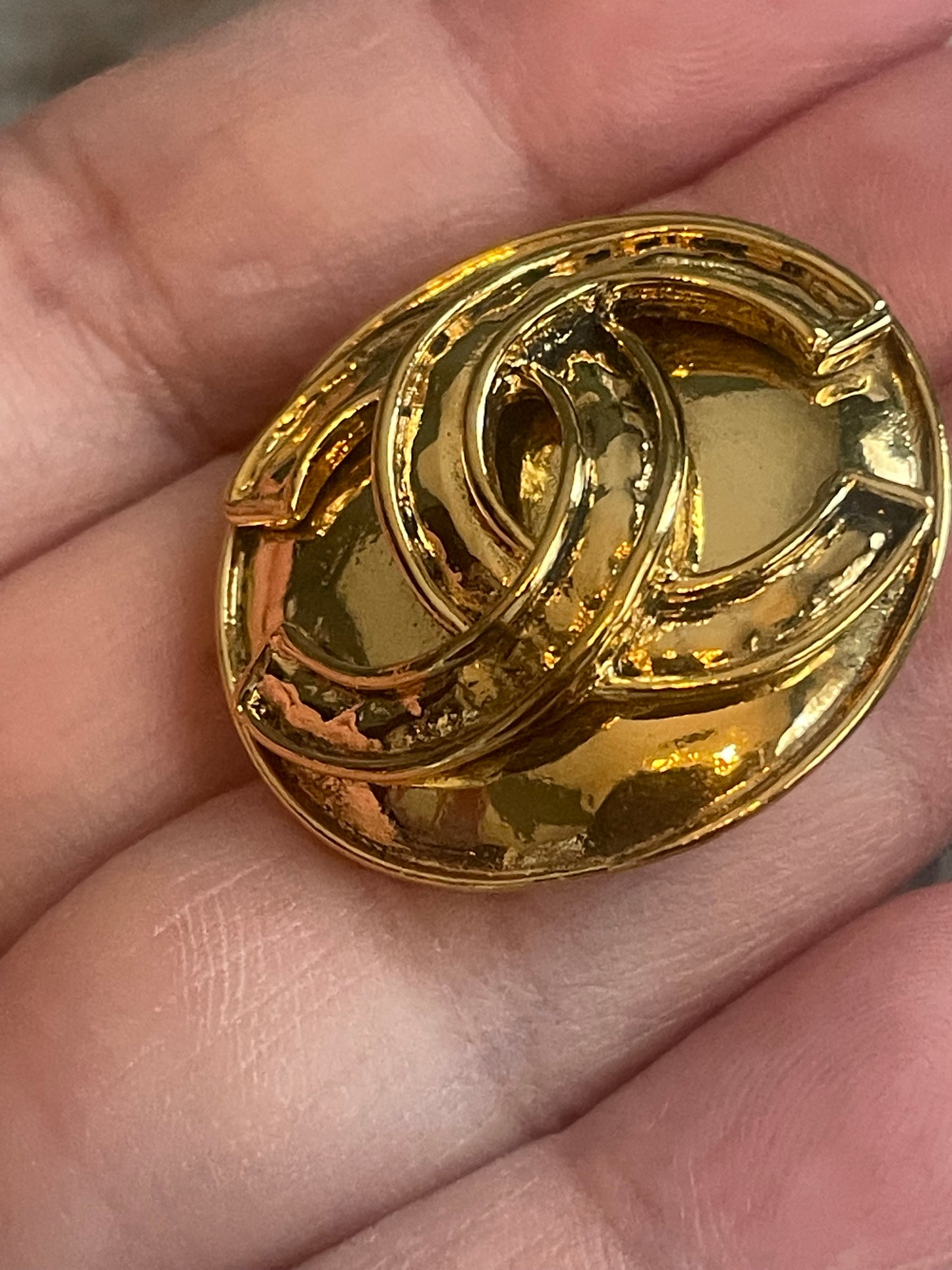 Chanel Medallion Brooch Pin 94P